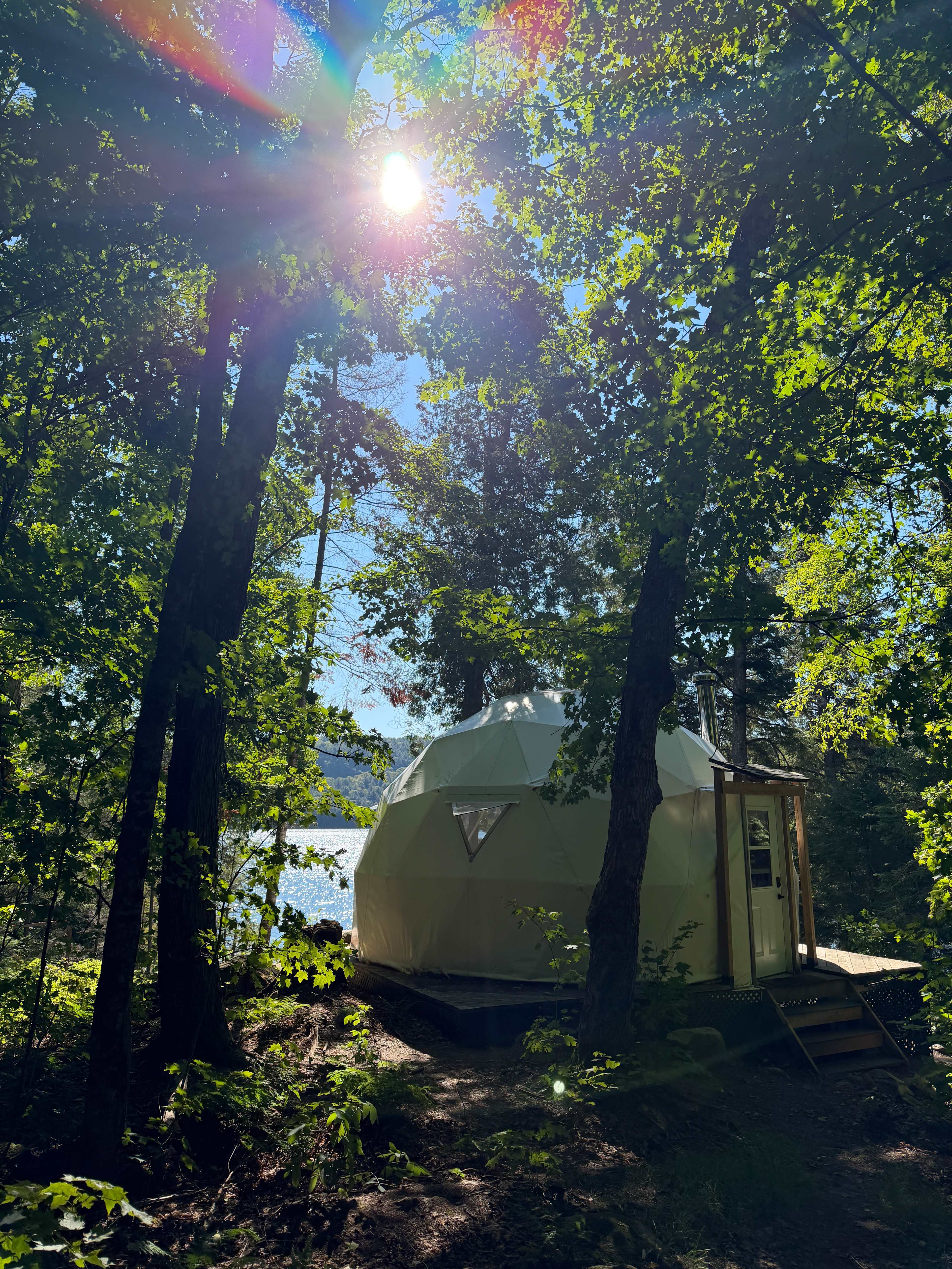Algonquin Lakeview Glamping Dome