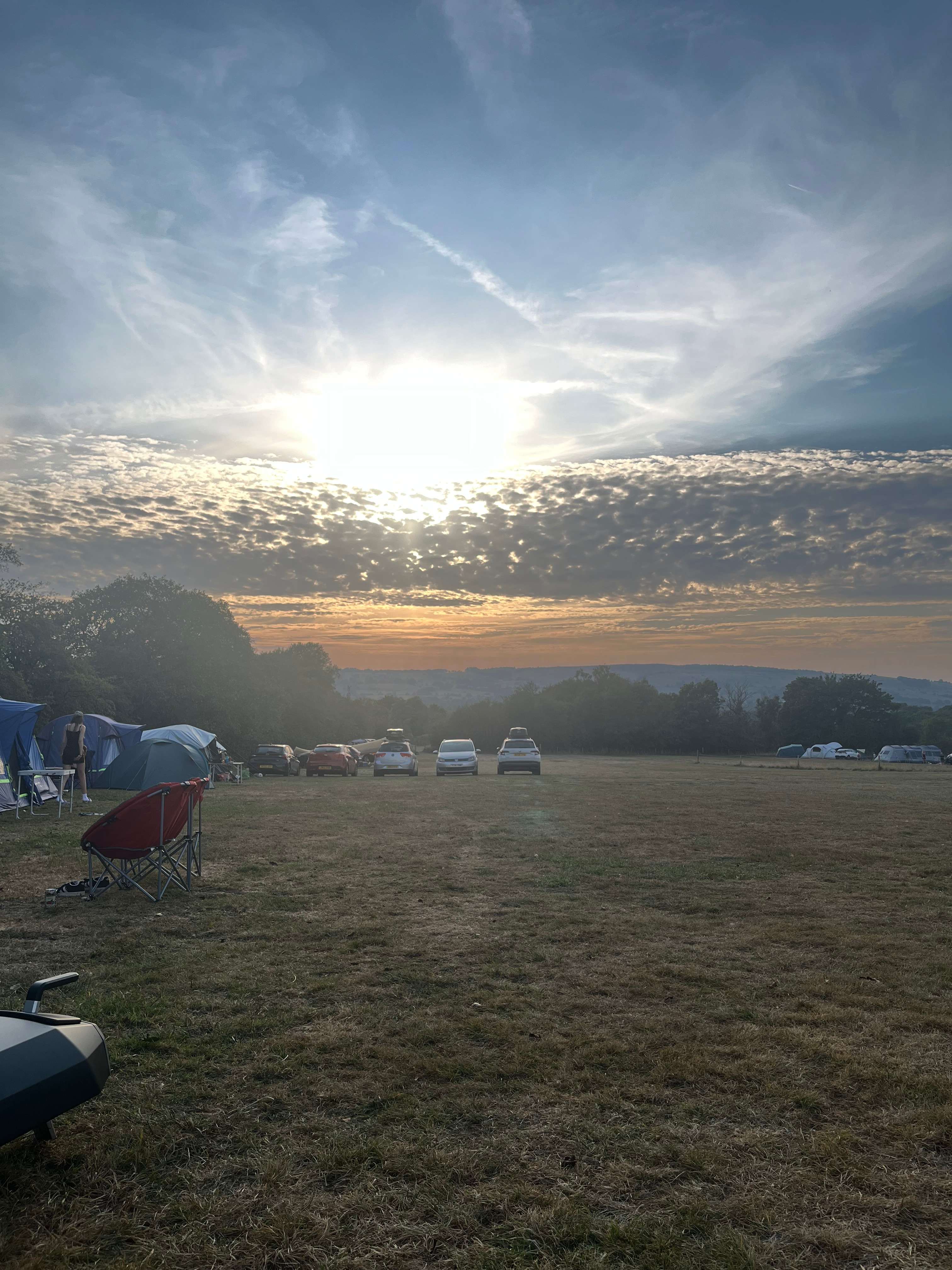 Camping at The Hollies