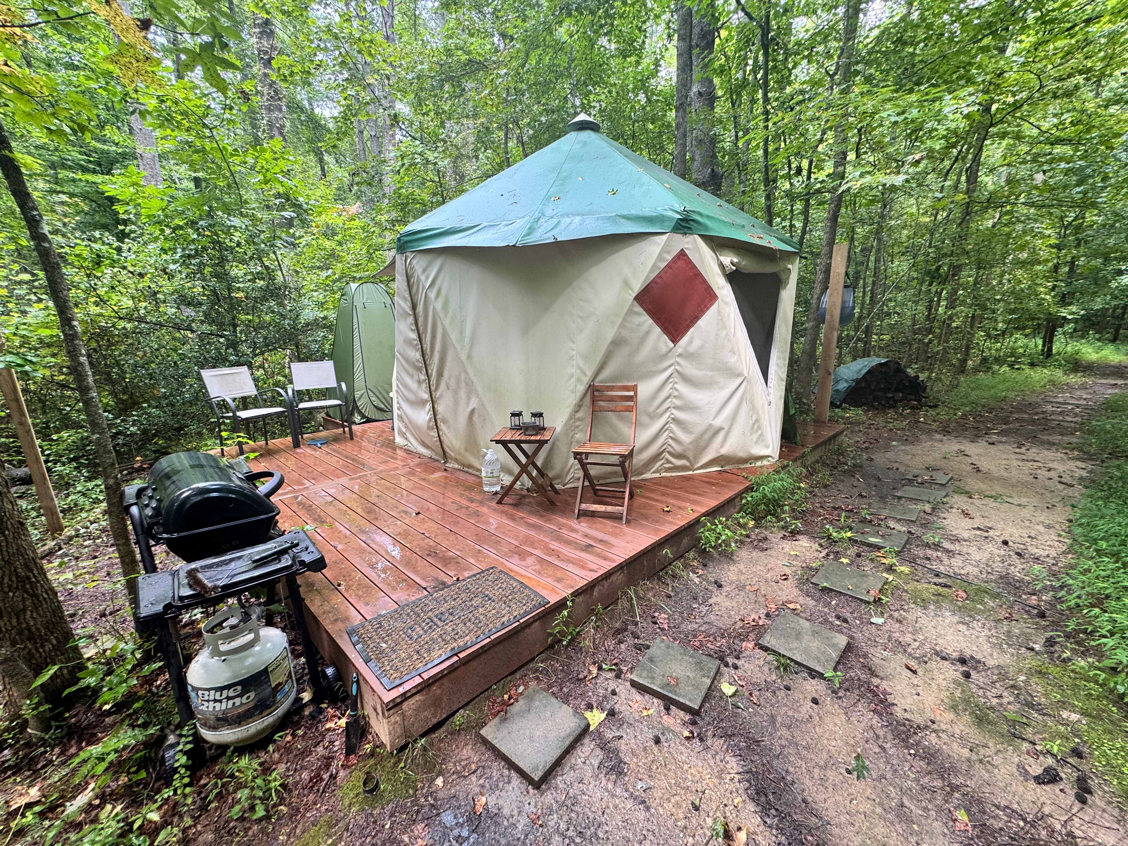 Yurt At Lake James And Fonta Flora