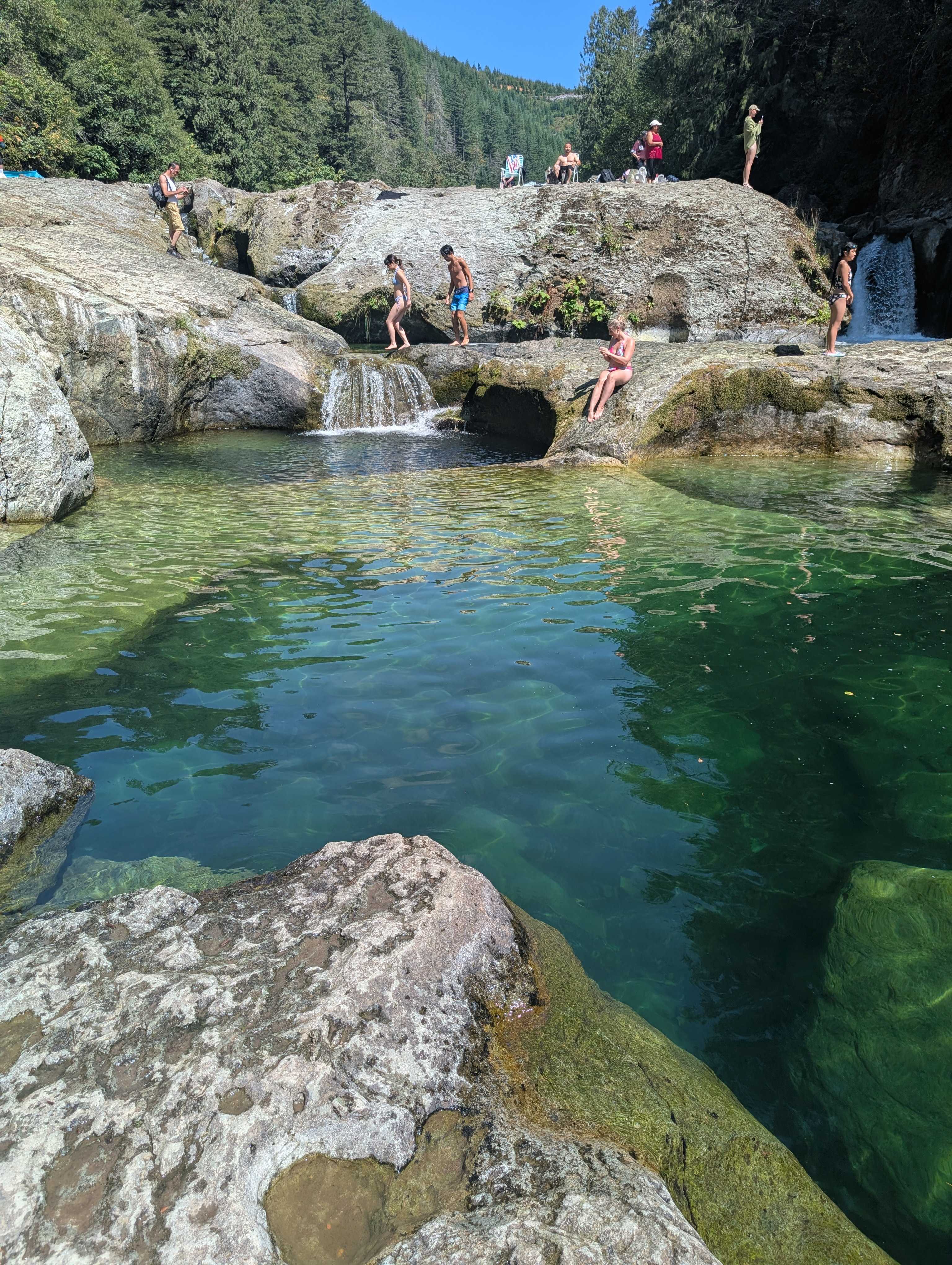 Lower river below fall
