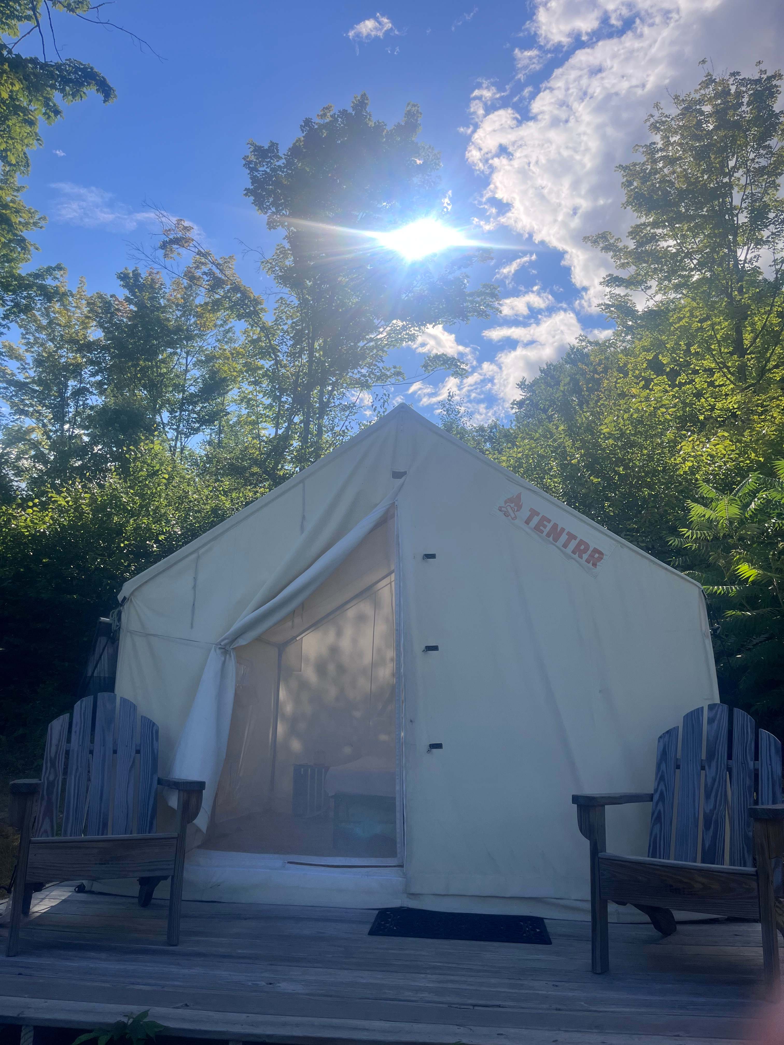 Glamping on the farm
