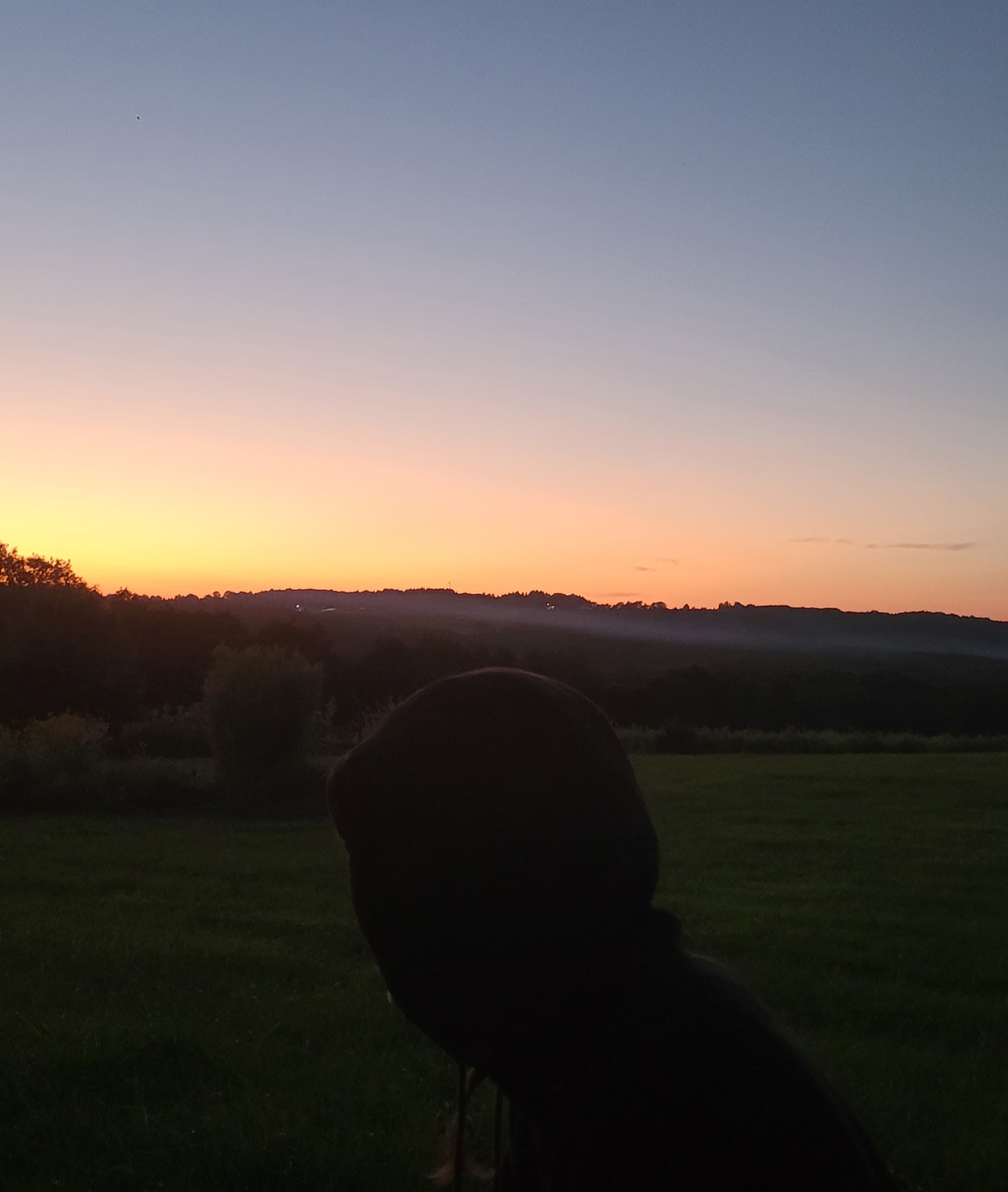 Sunset from the hilltop!