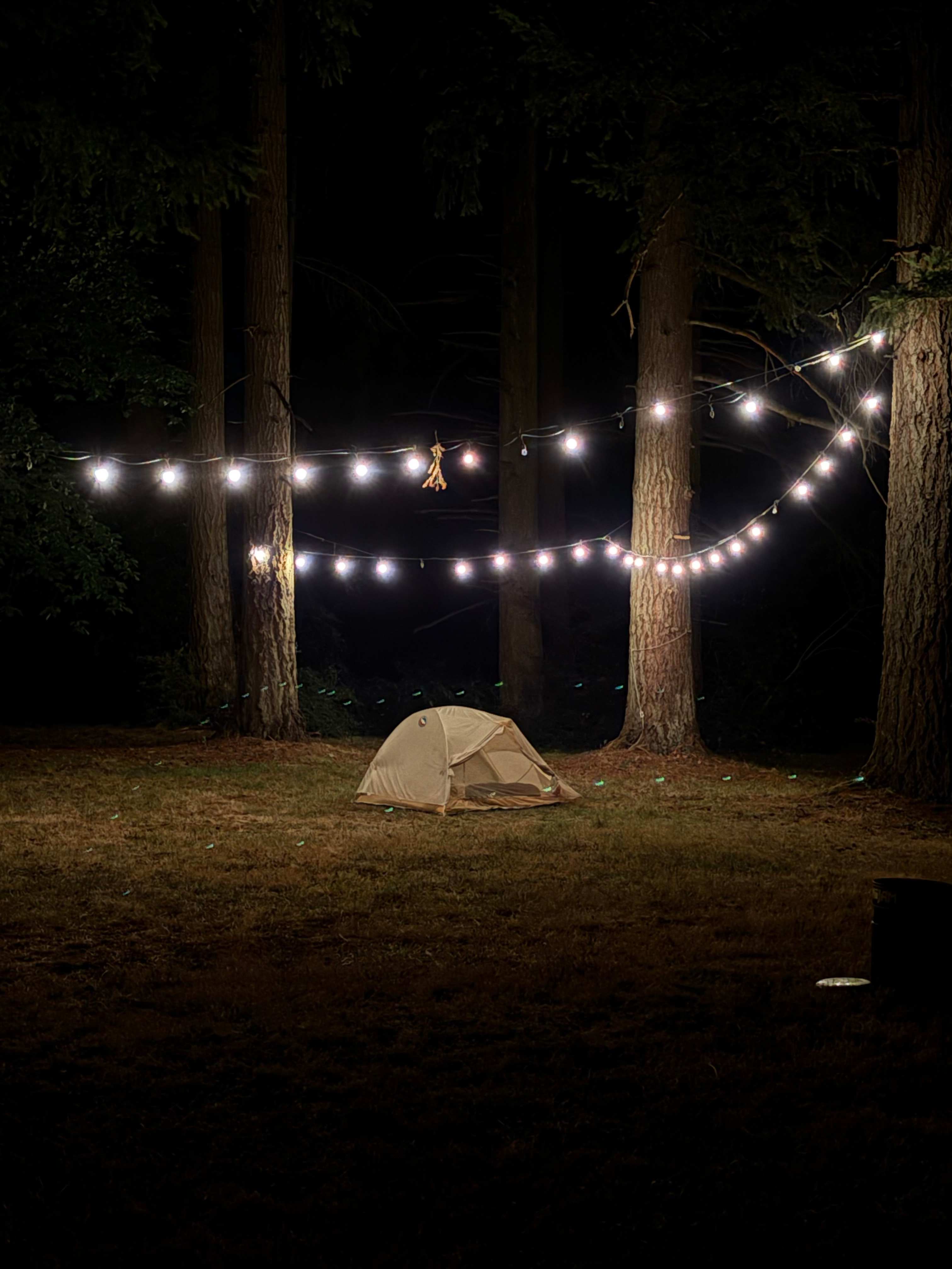 Abundant tent space