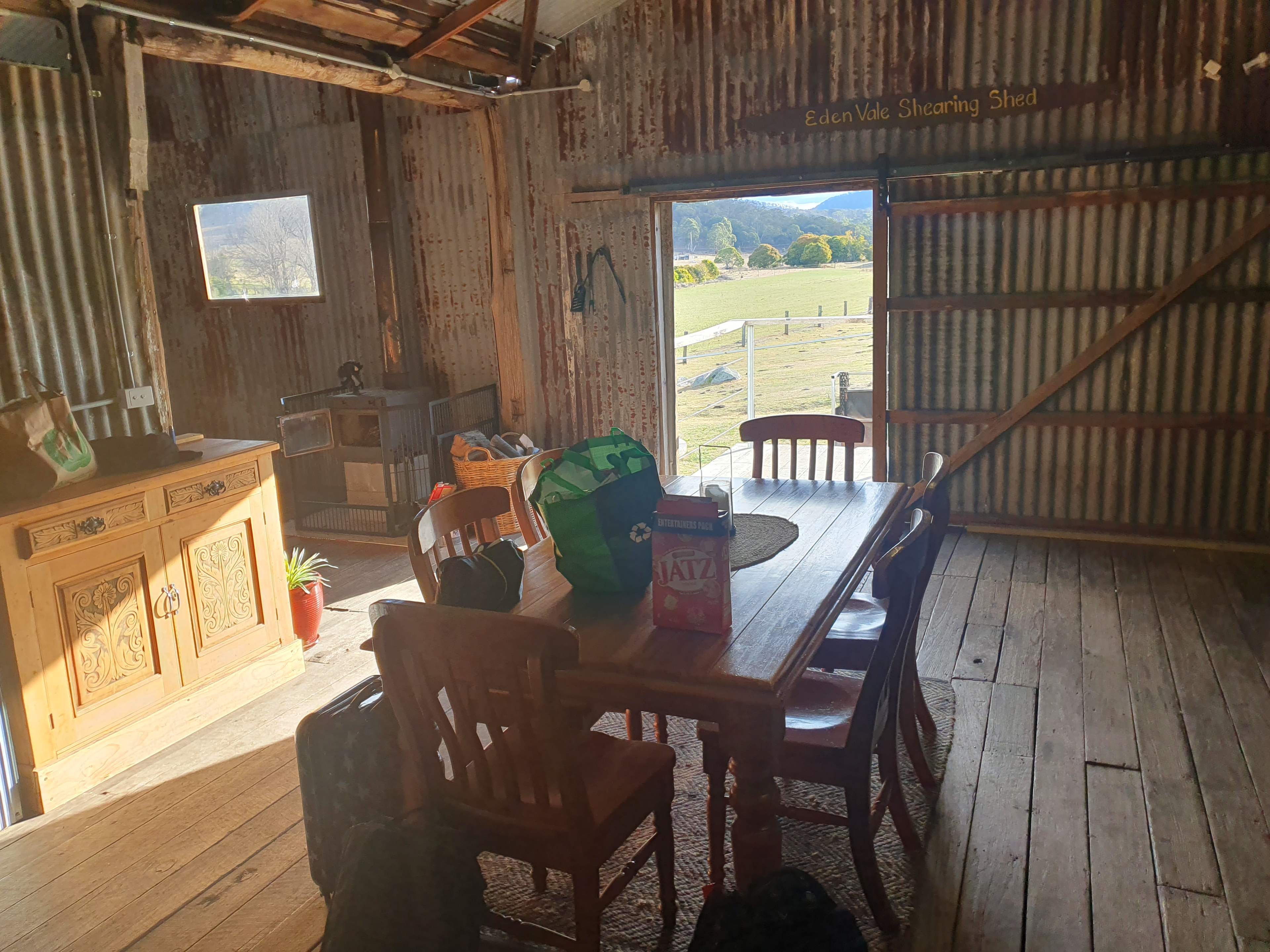 Eden Vale Shearing Shed Camp