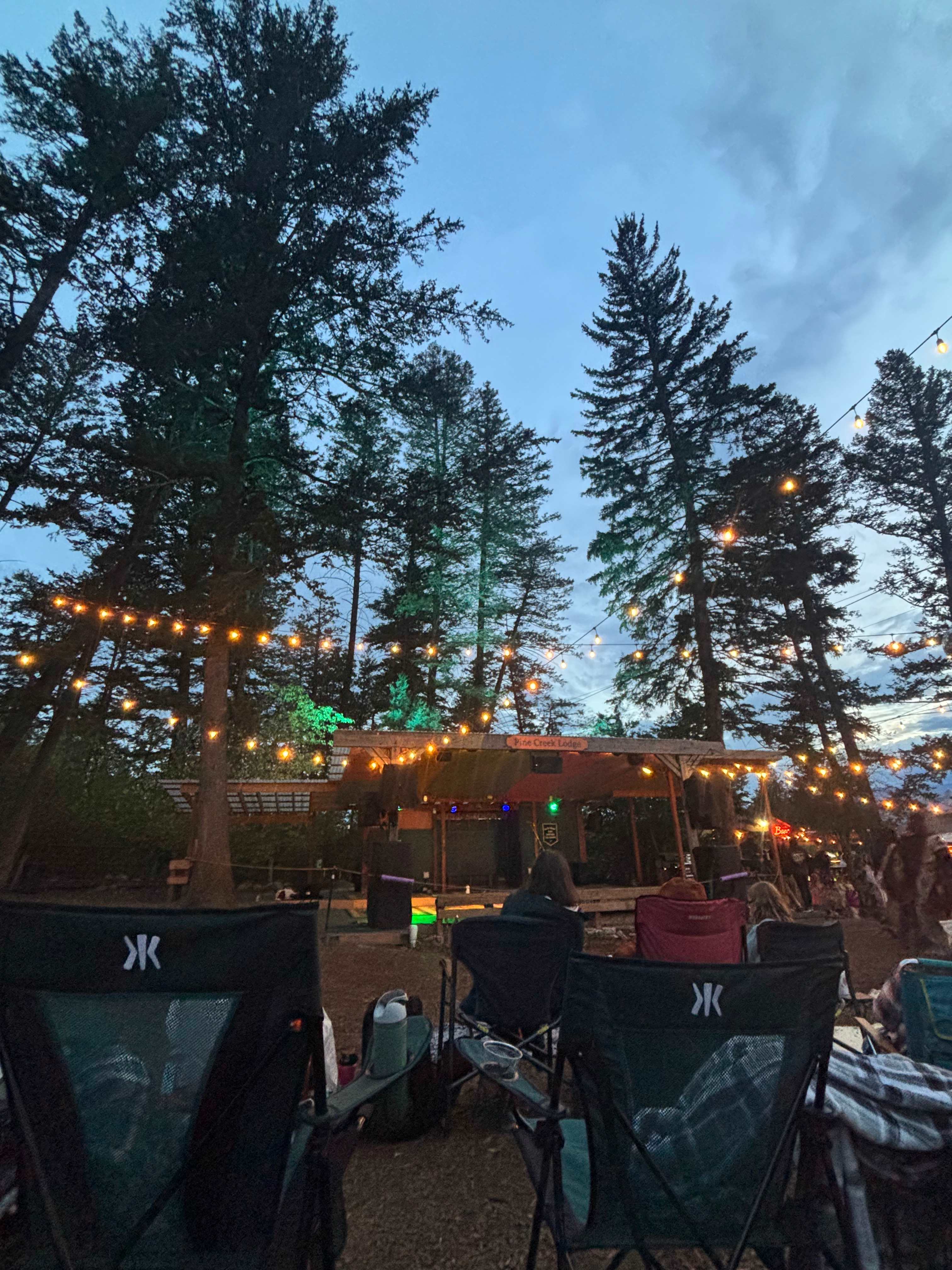 Pine Creek Lodge Concert Tent Spots