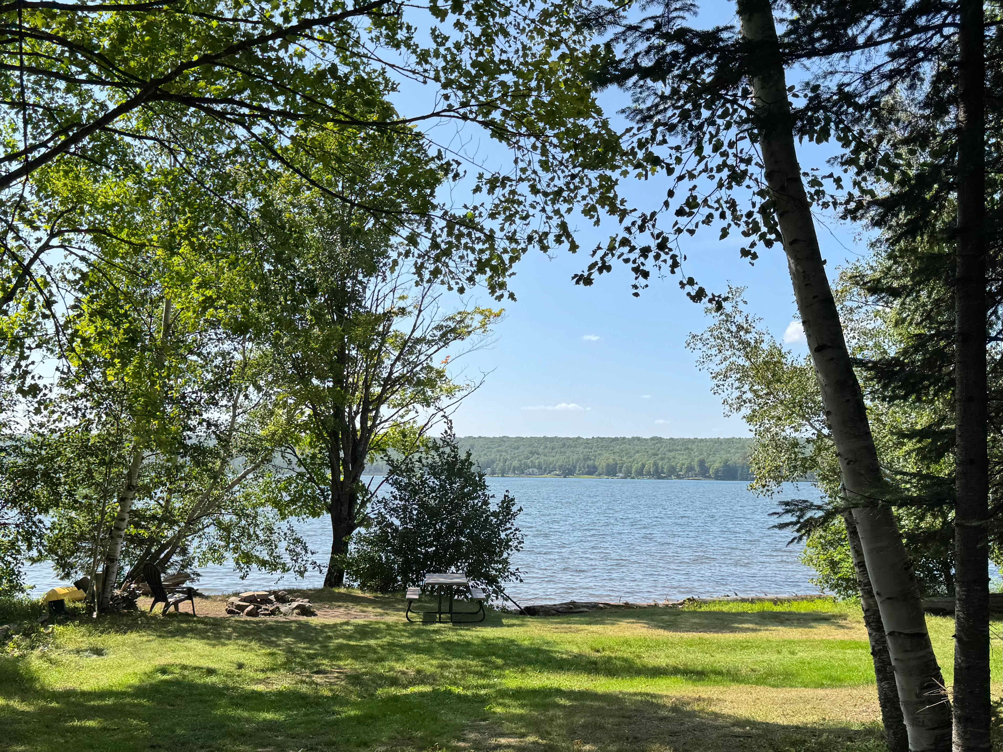 Private Wooded Camping on the Lake