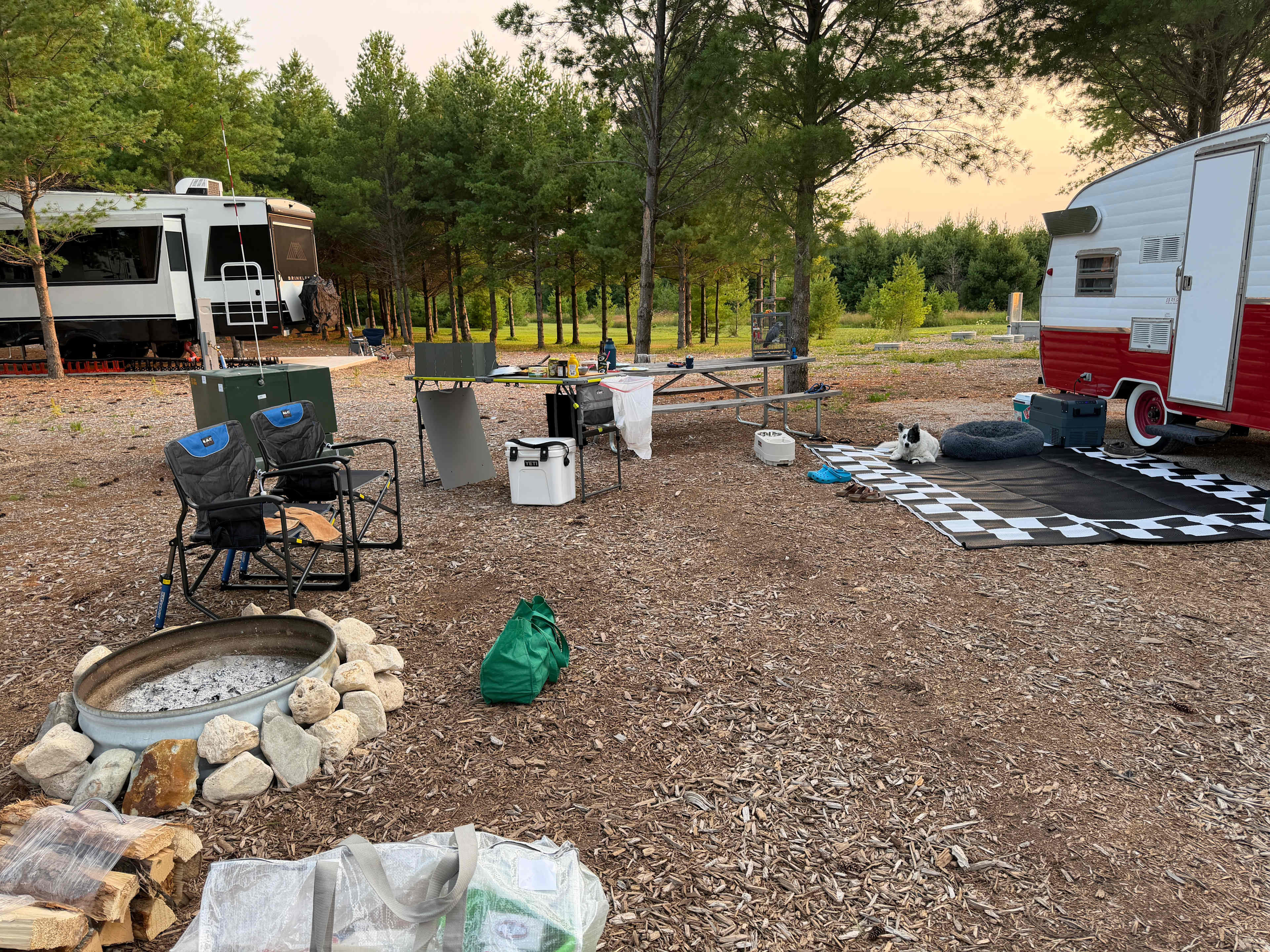 Plenty of room to extend our living space outdoors