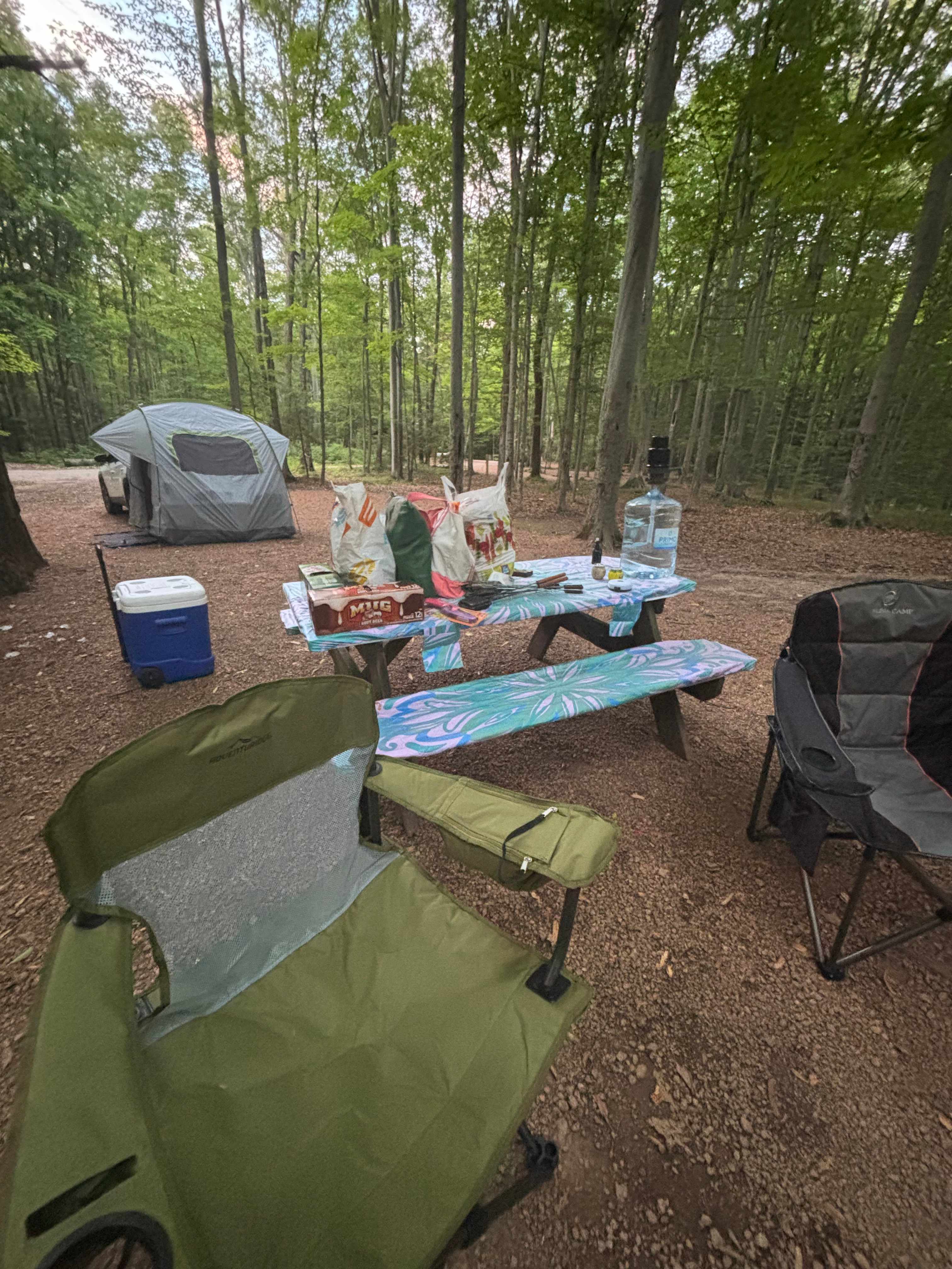 Very spacious sites!