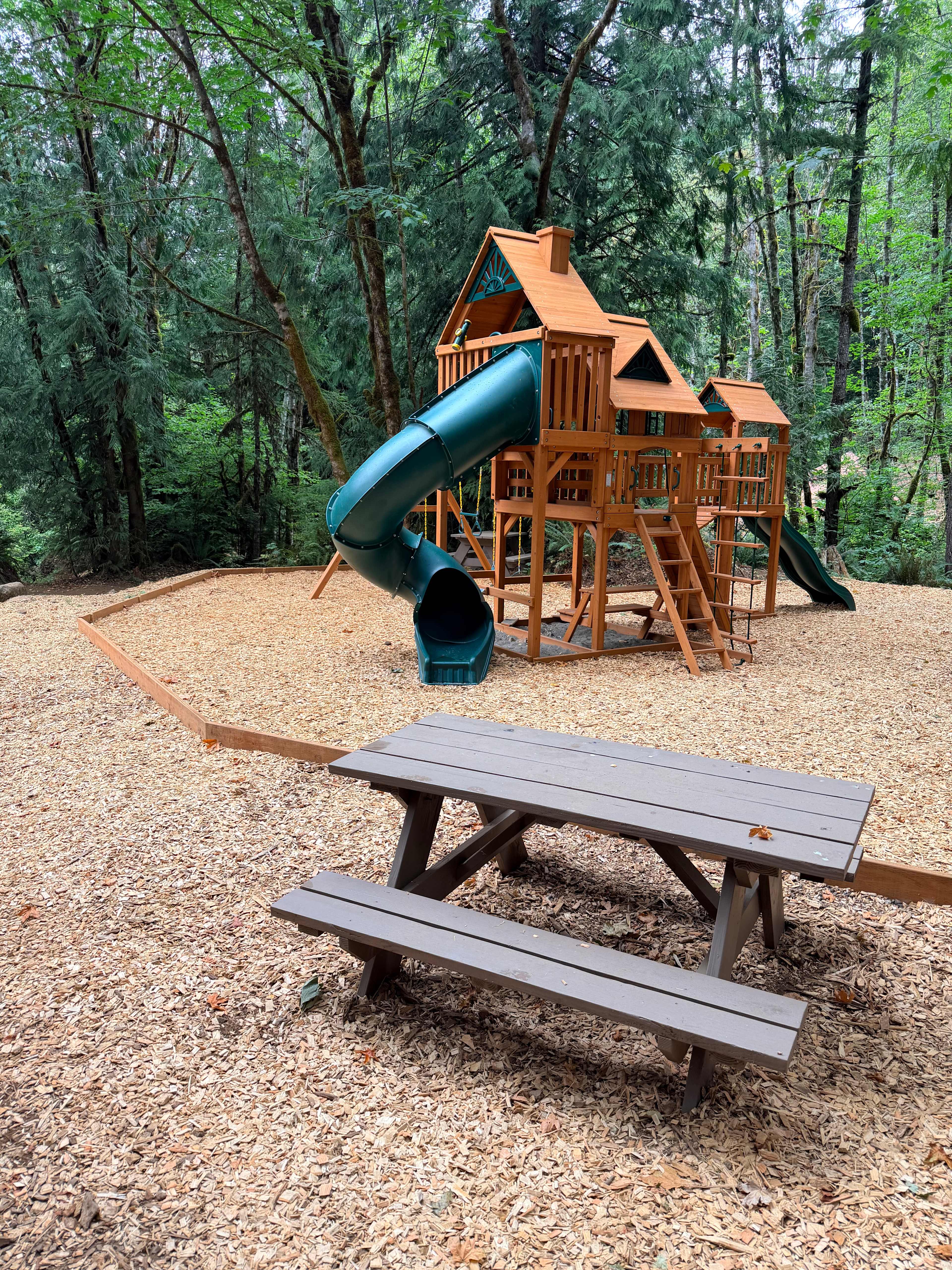 The playground near the large group campsite.