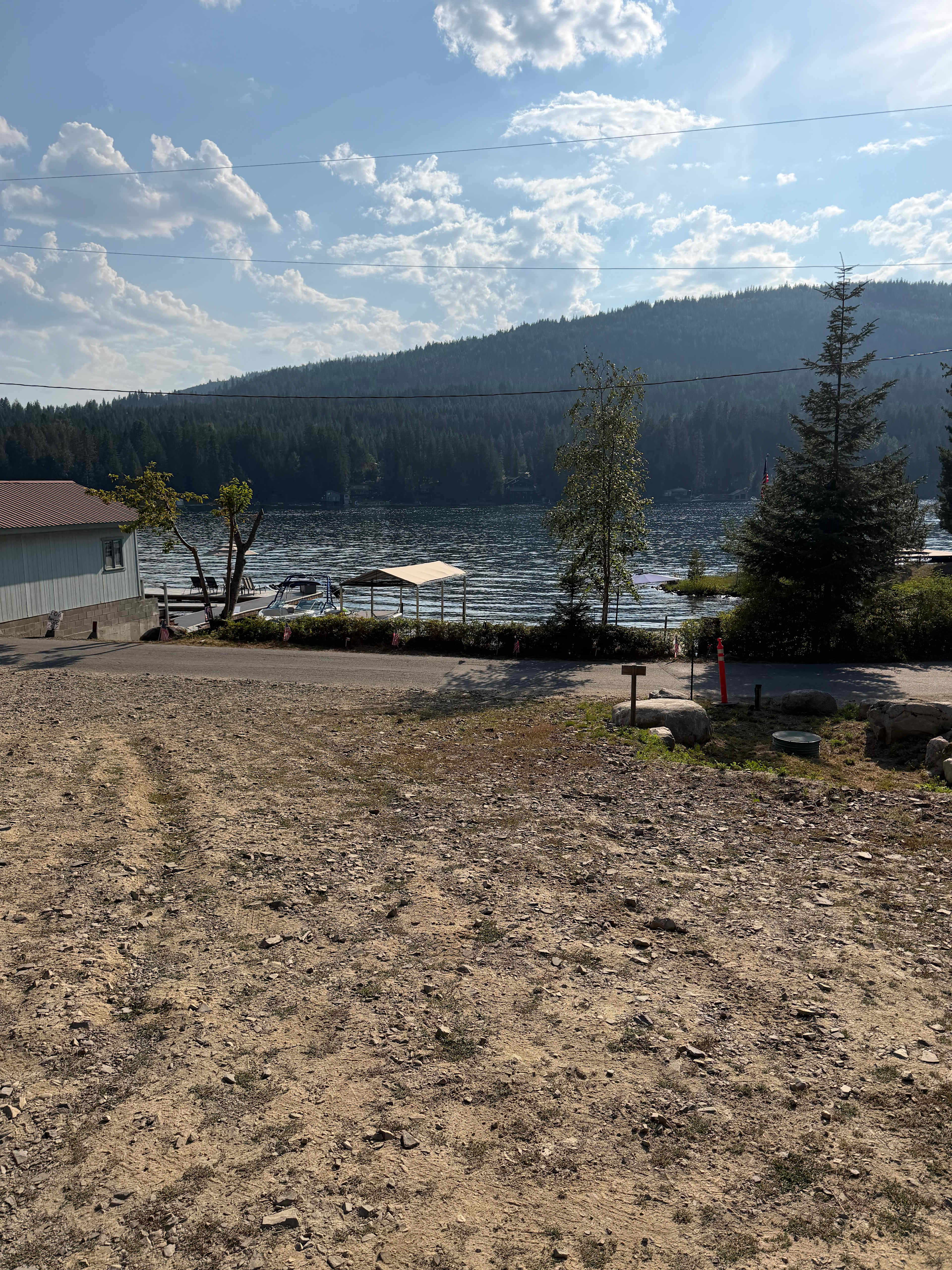View from our camping spot