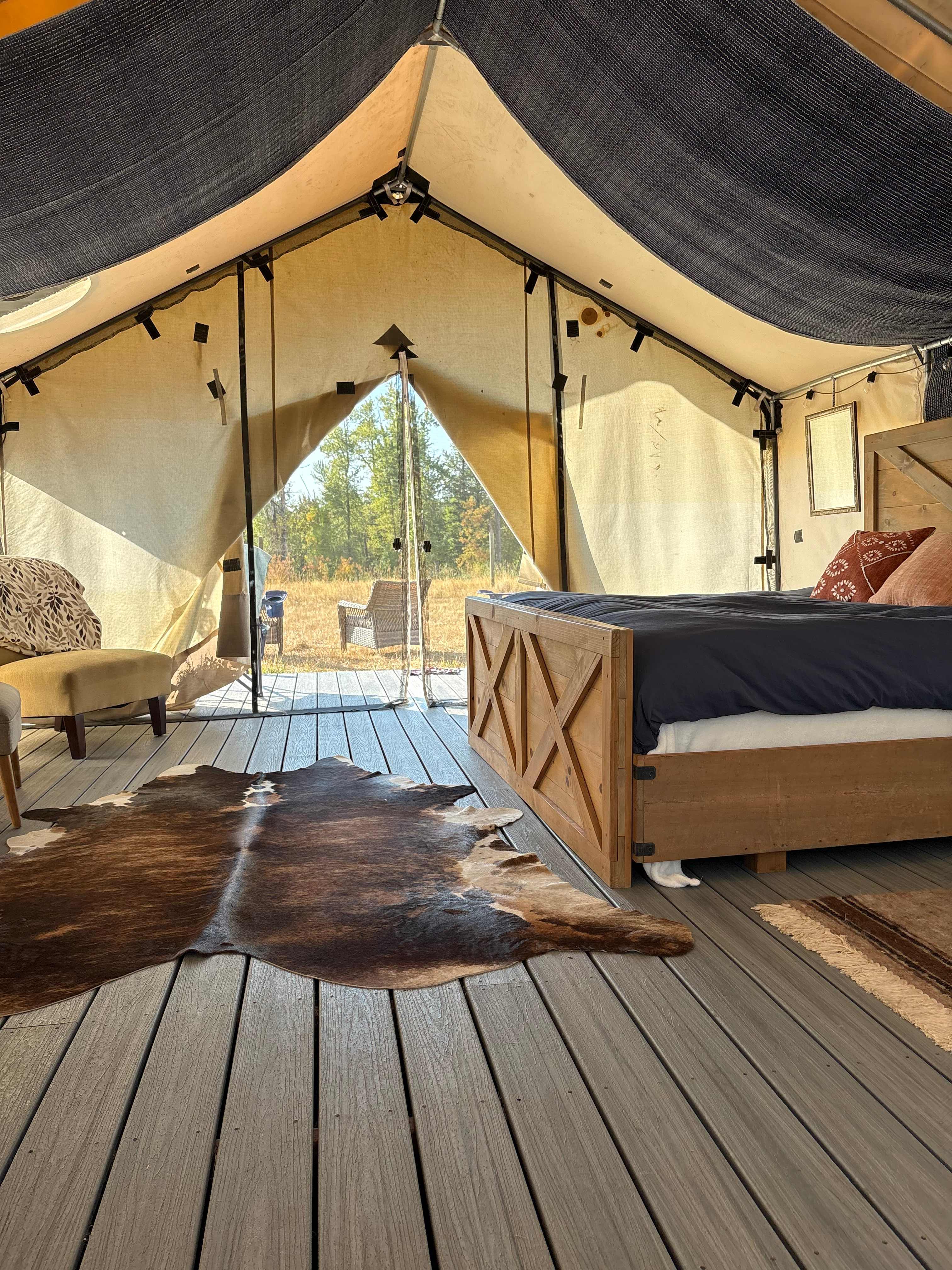 Glamping on the North Santiam River