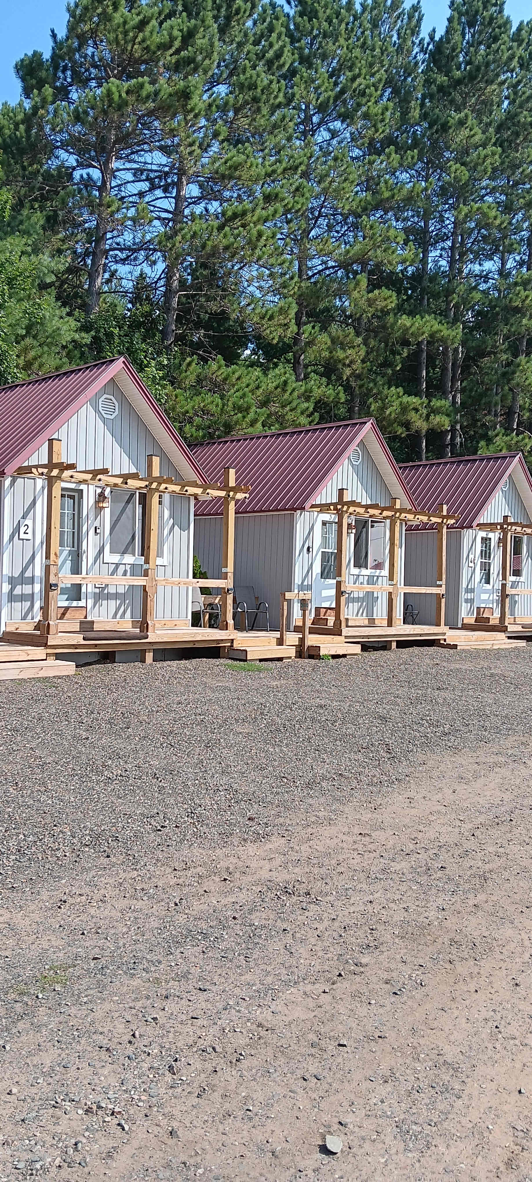 The mini cabins