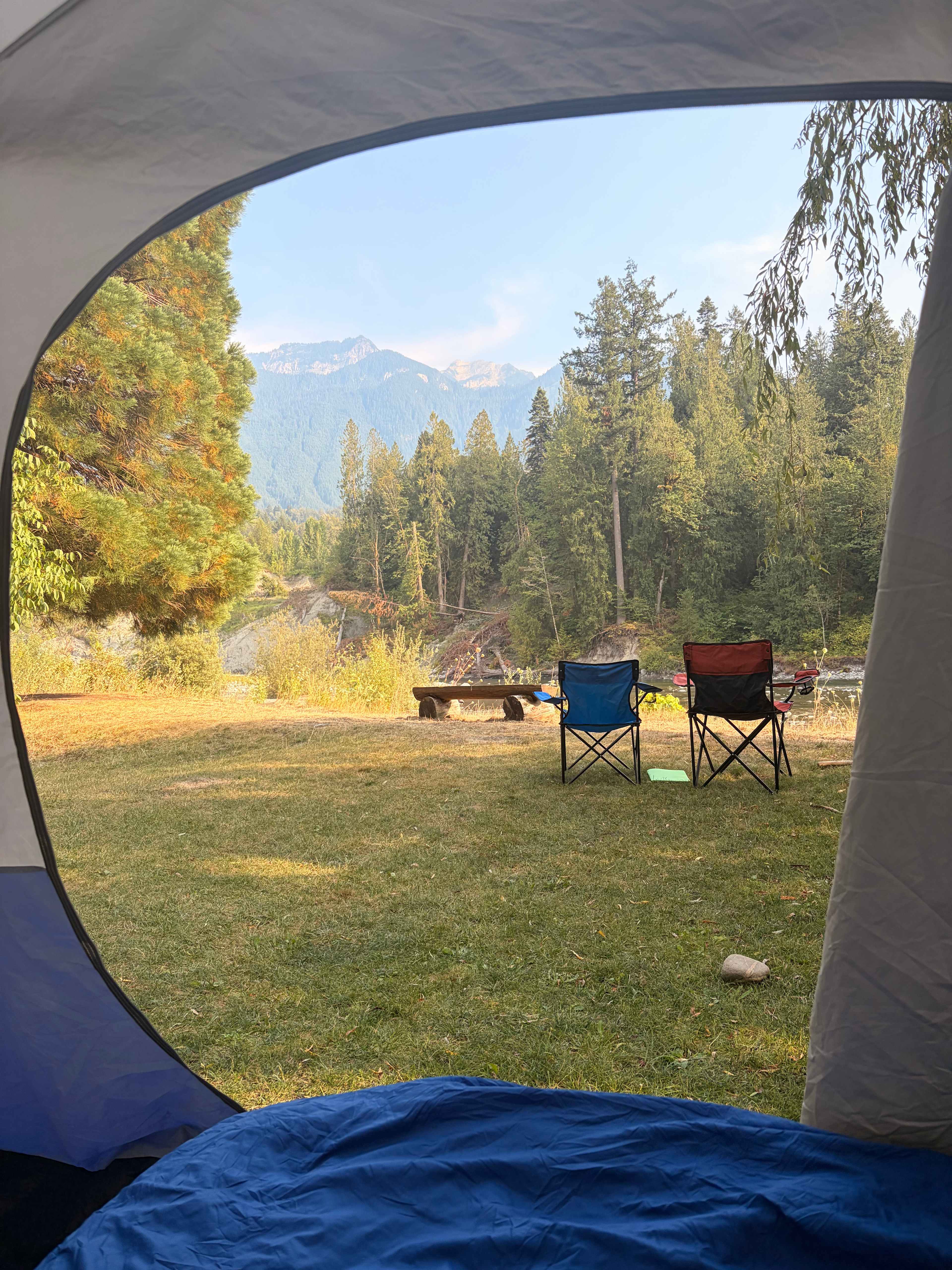 View from Tent on Willow Site