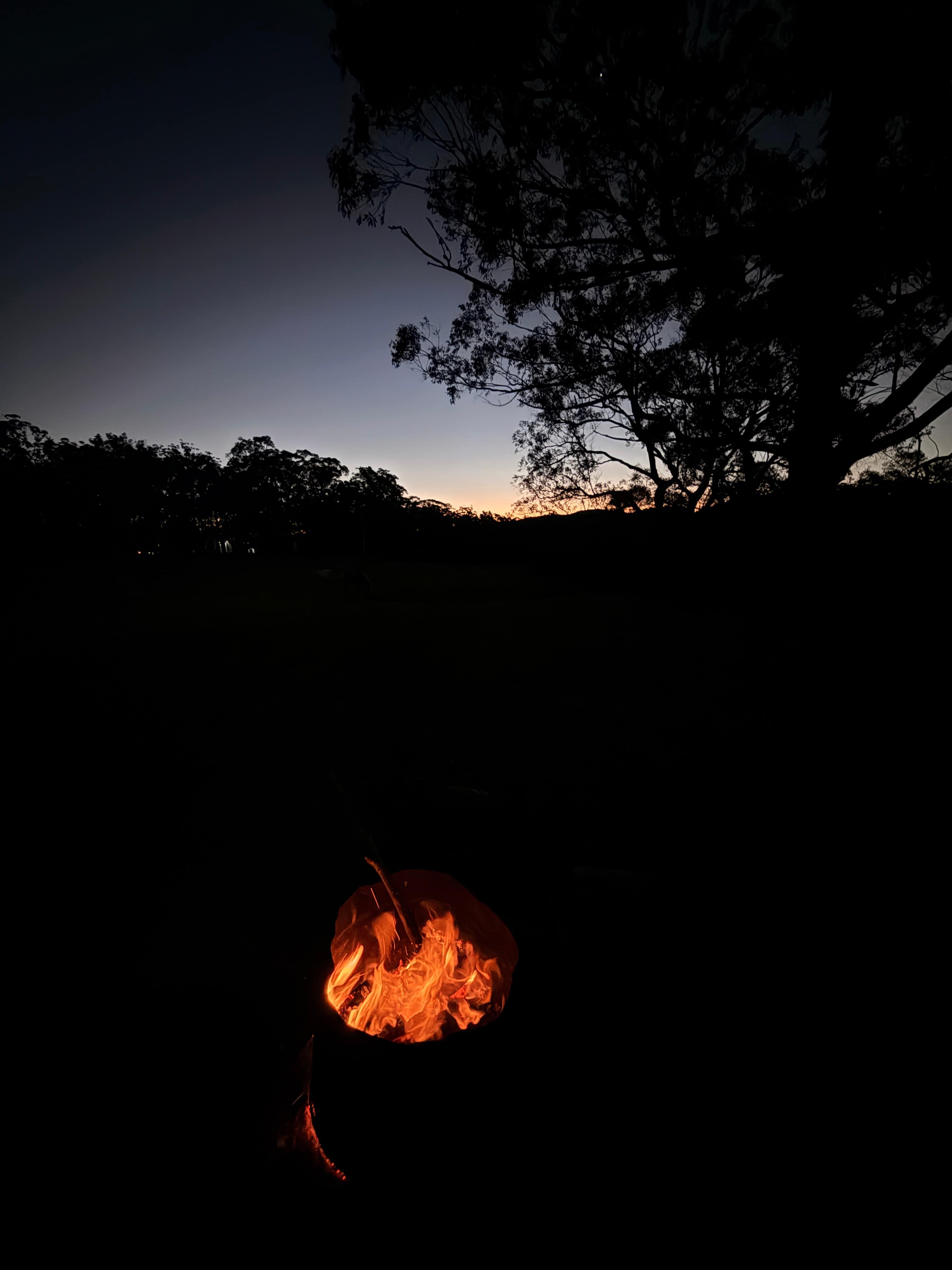 Warmth of the fire