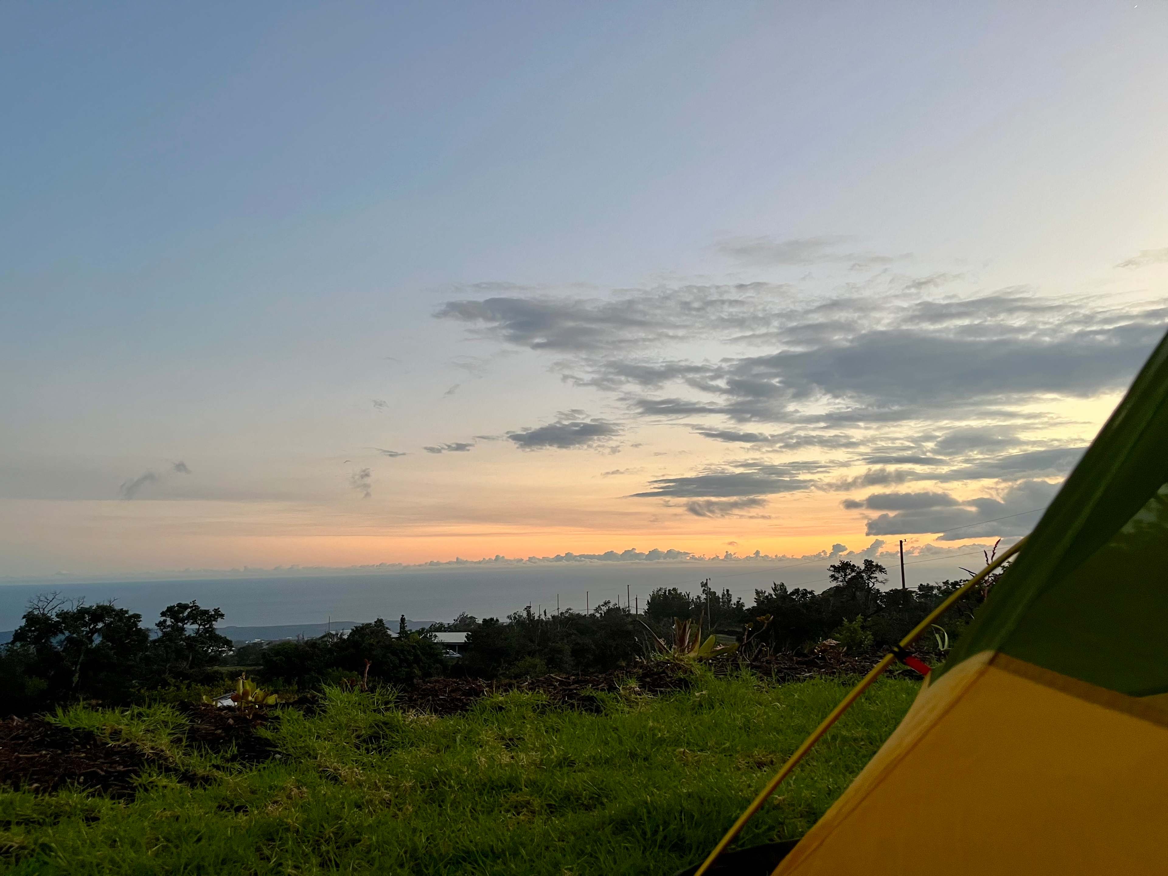View from the tent