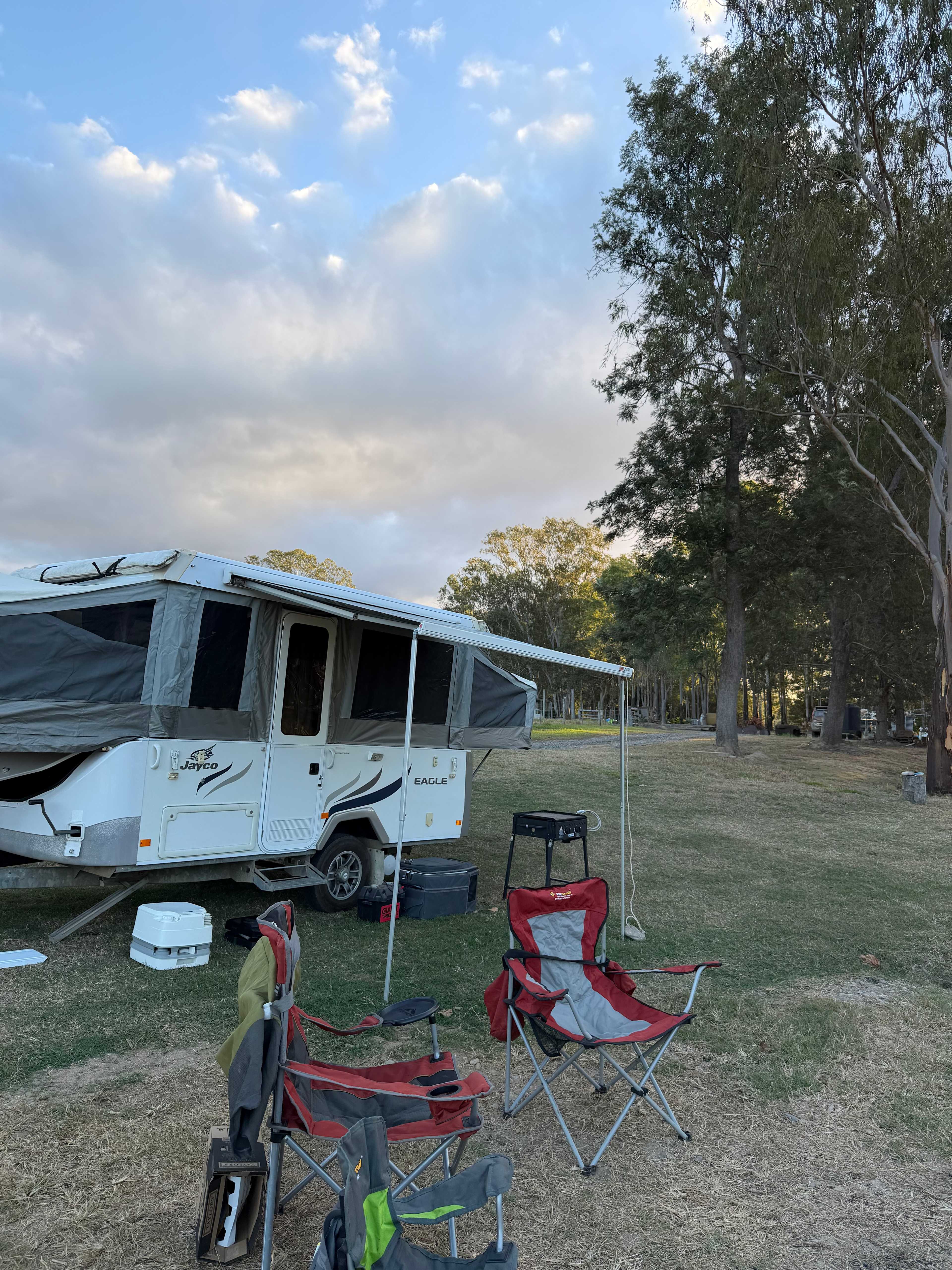 Creek and Antique Camping
