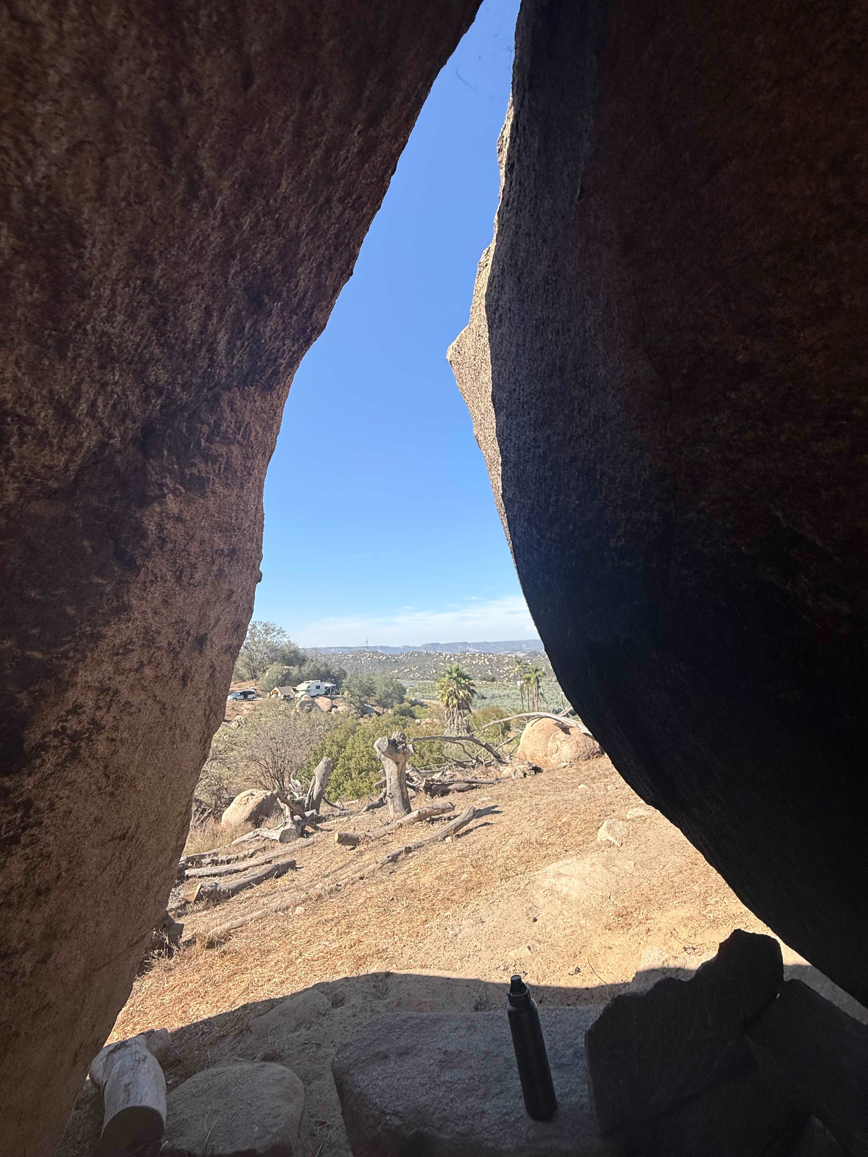 View from rock/campfire area 