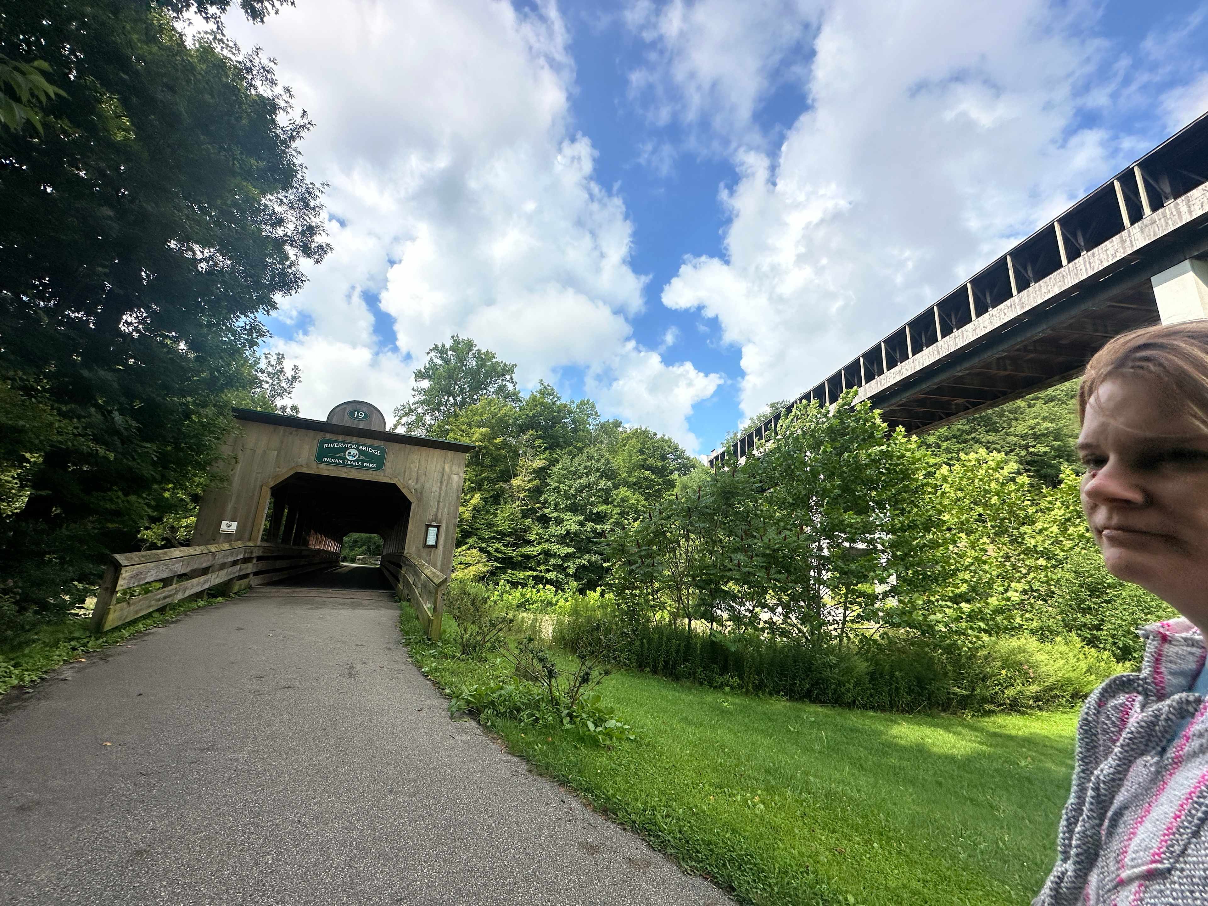Two bridges, one chasm. 
