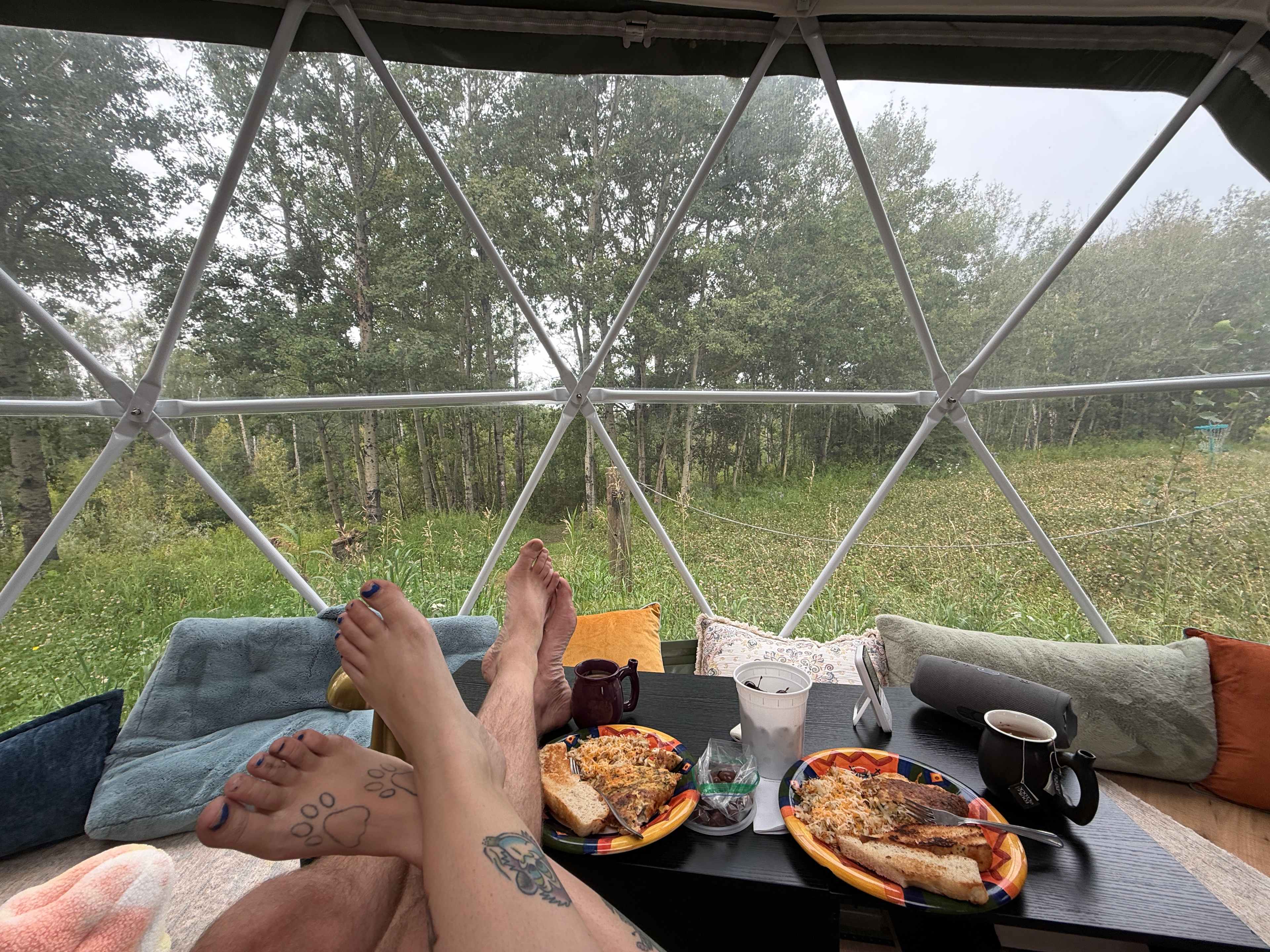 Perfect view for breakfast 