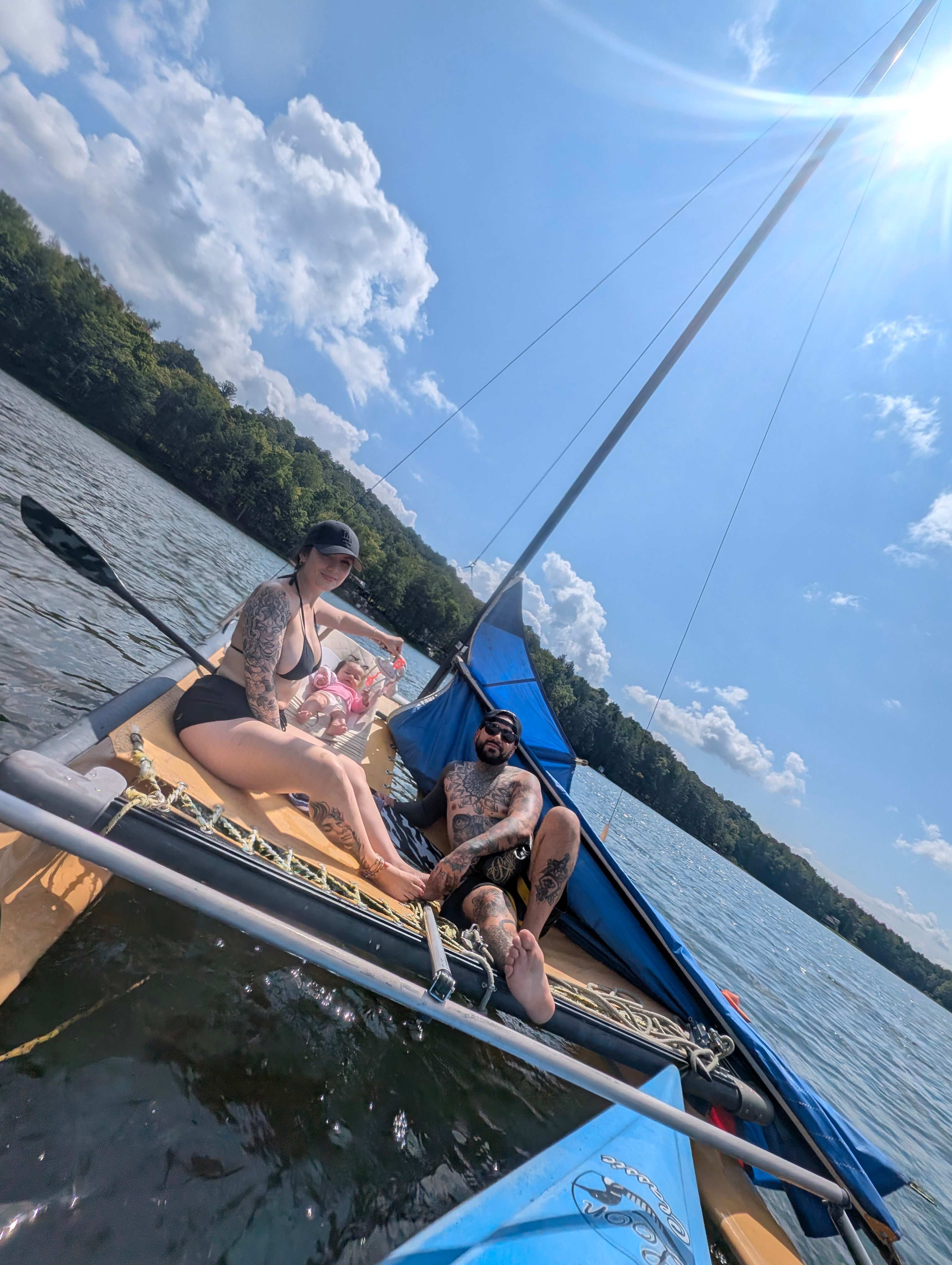 Beautiful Fall Lakeside Camping