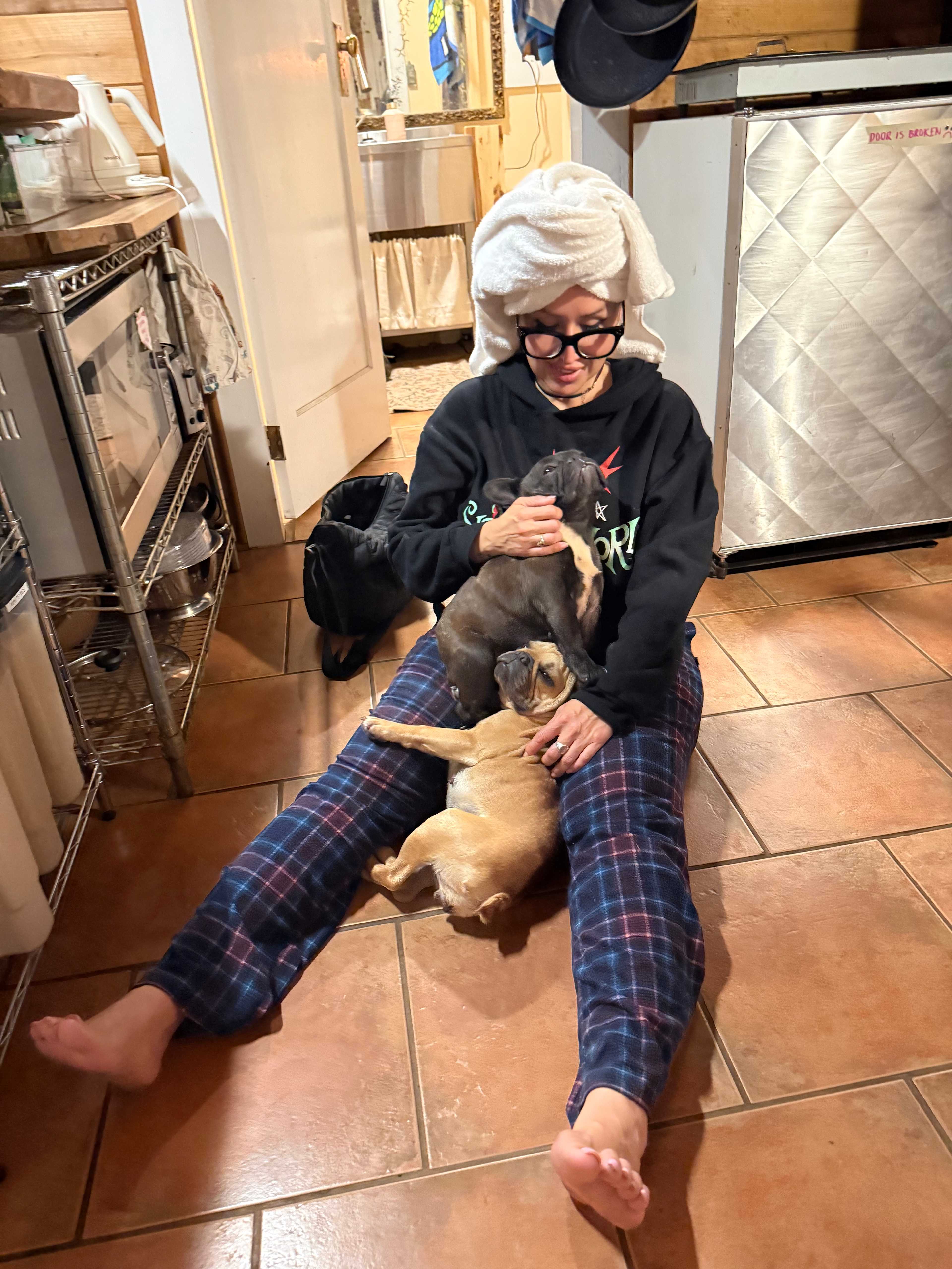 The babies/pup therapy 