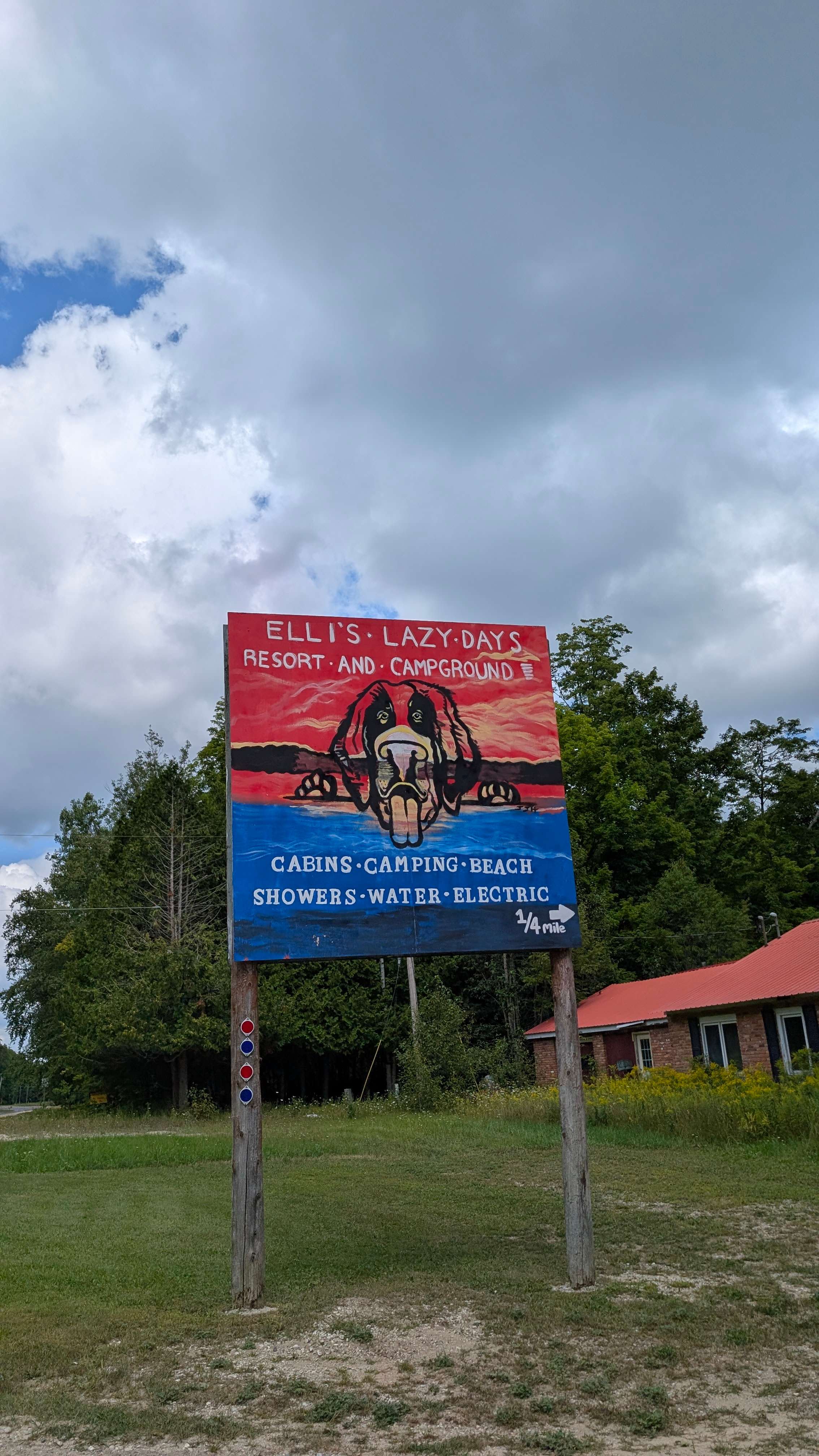 Entrance sign