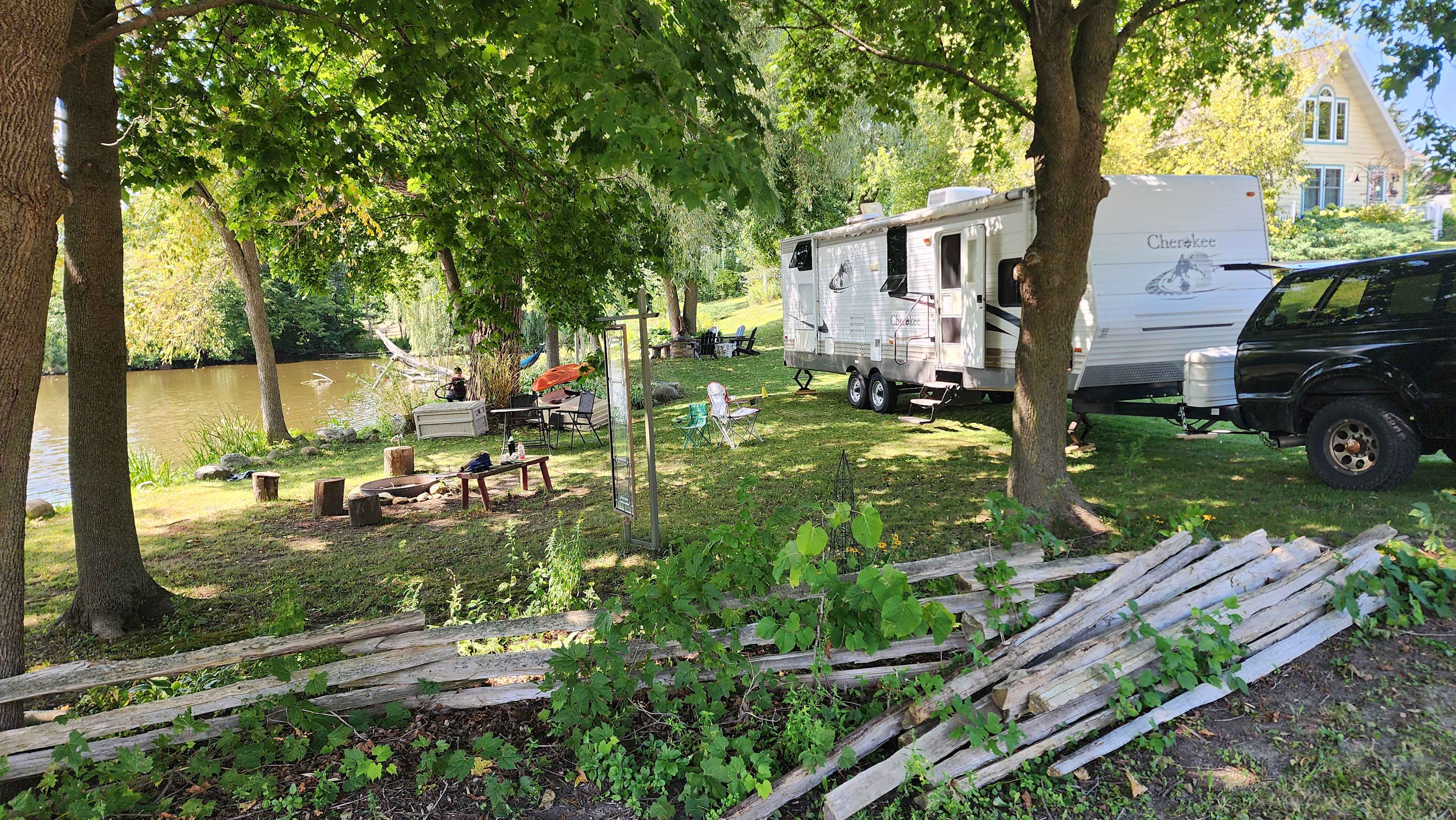Pondfront RV Site near Road America