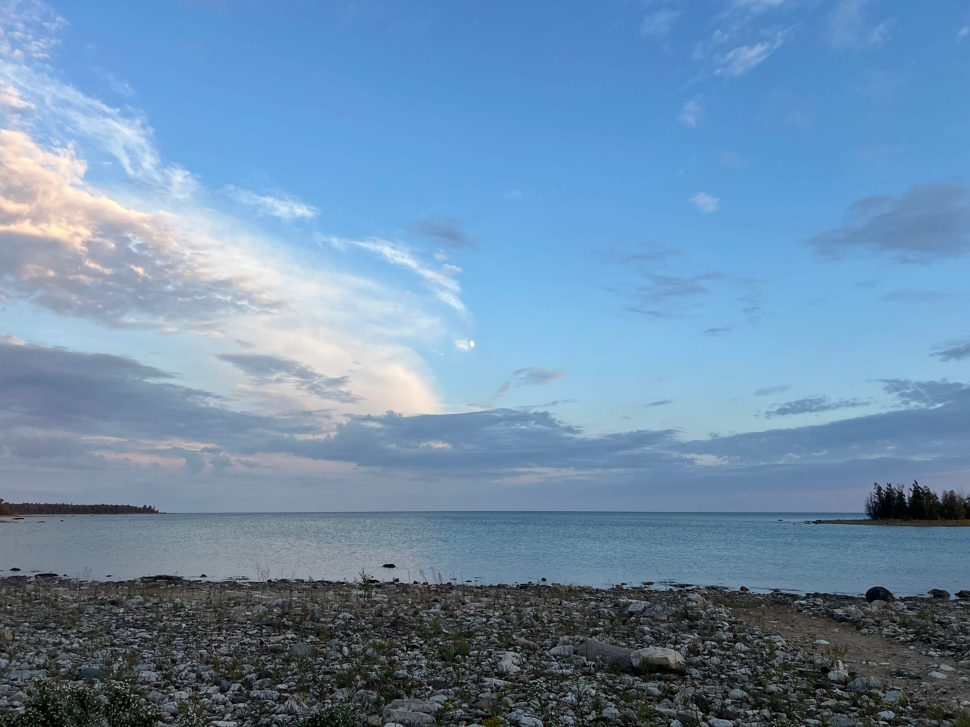 Lake Huron frontage Campsite