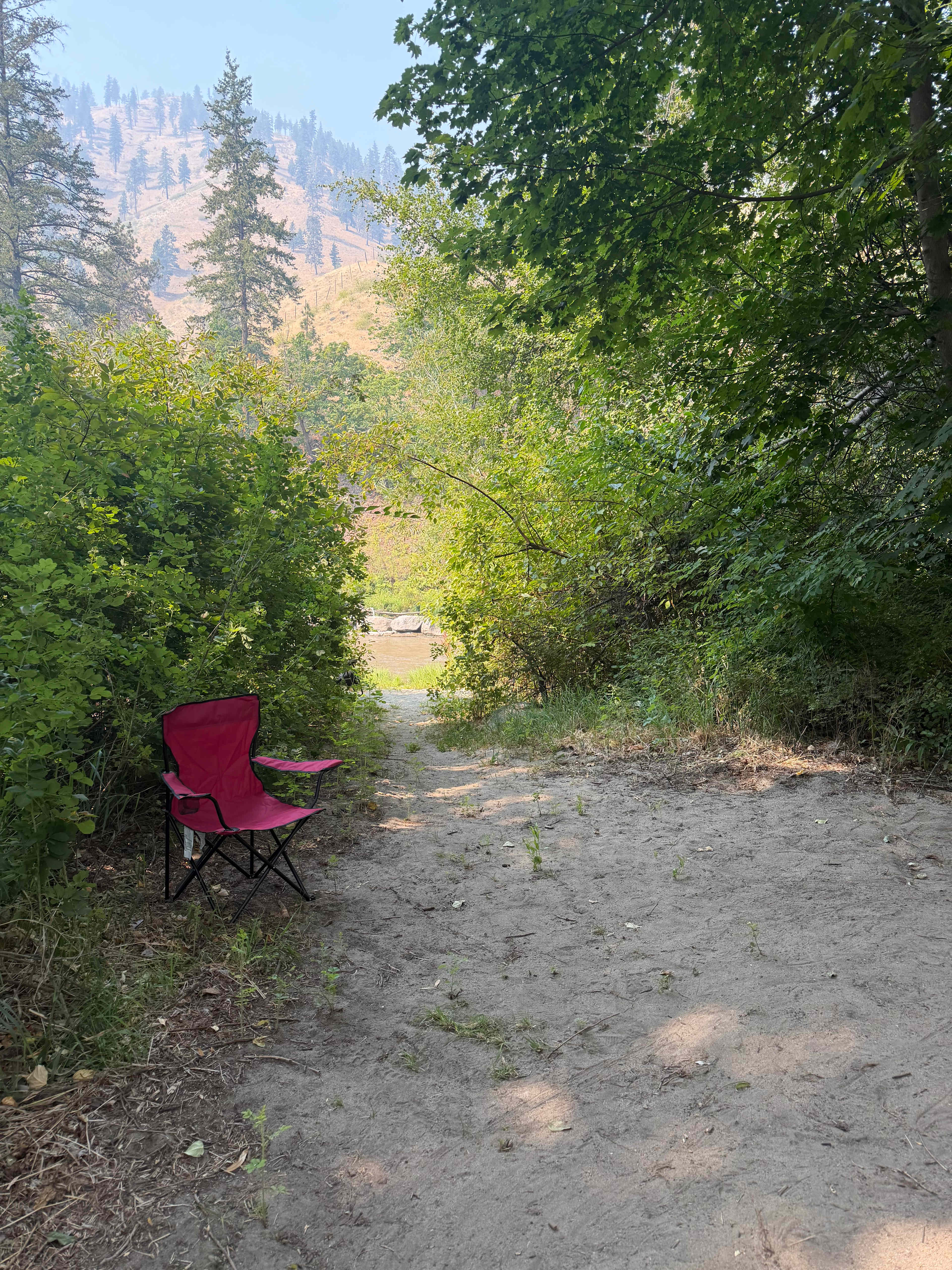 More seating by the river too!