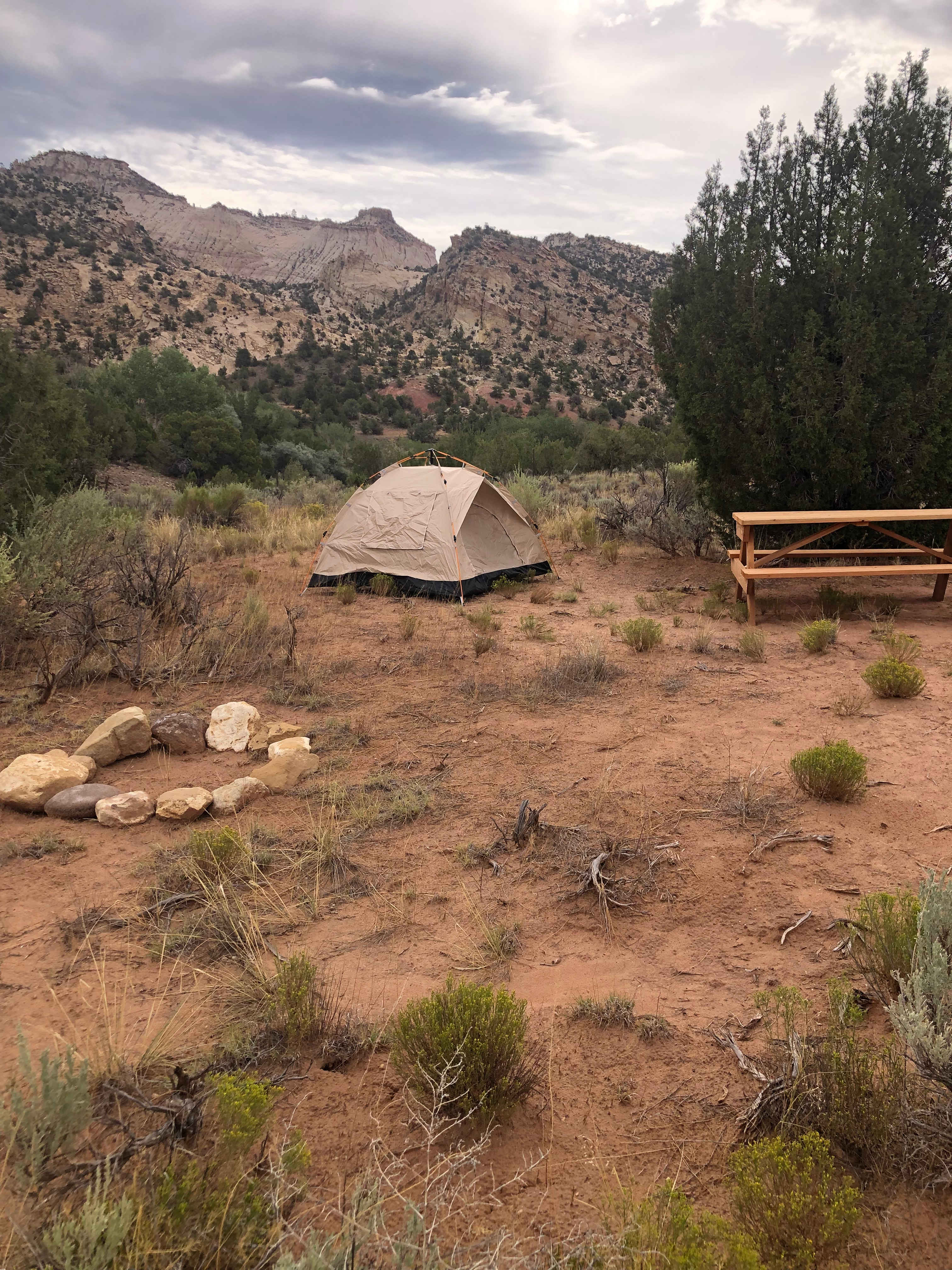 ON THE RED ROCKS IN ESCALANTE