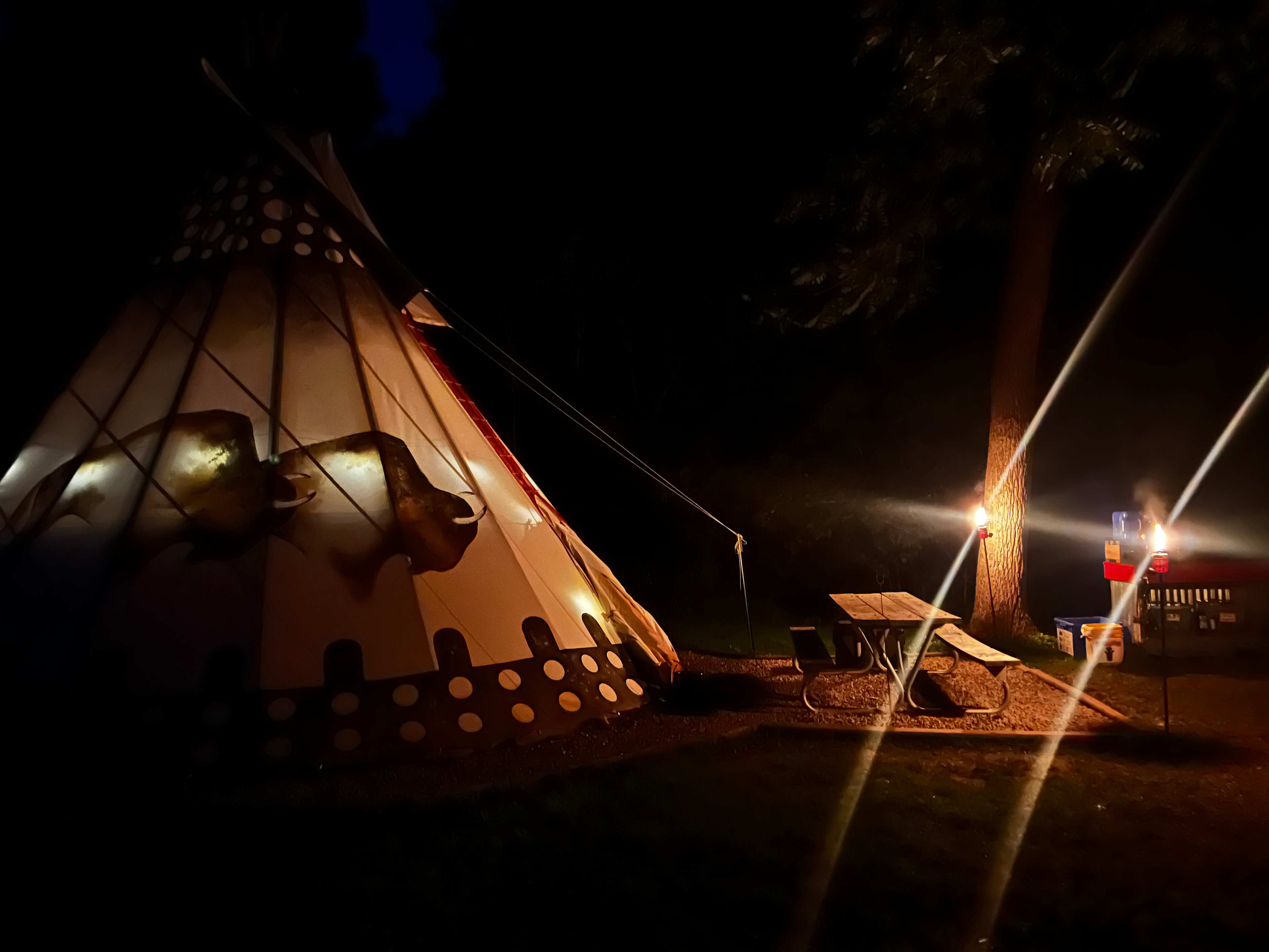 Cherokee Valley Bison Ranch Creekside Retreat