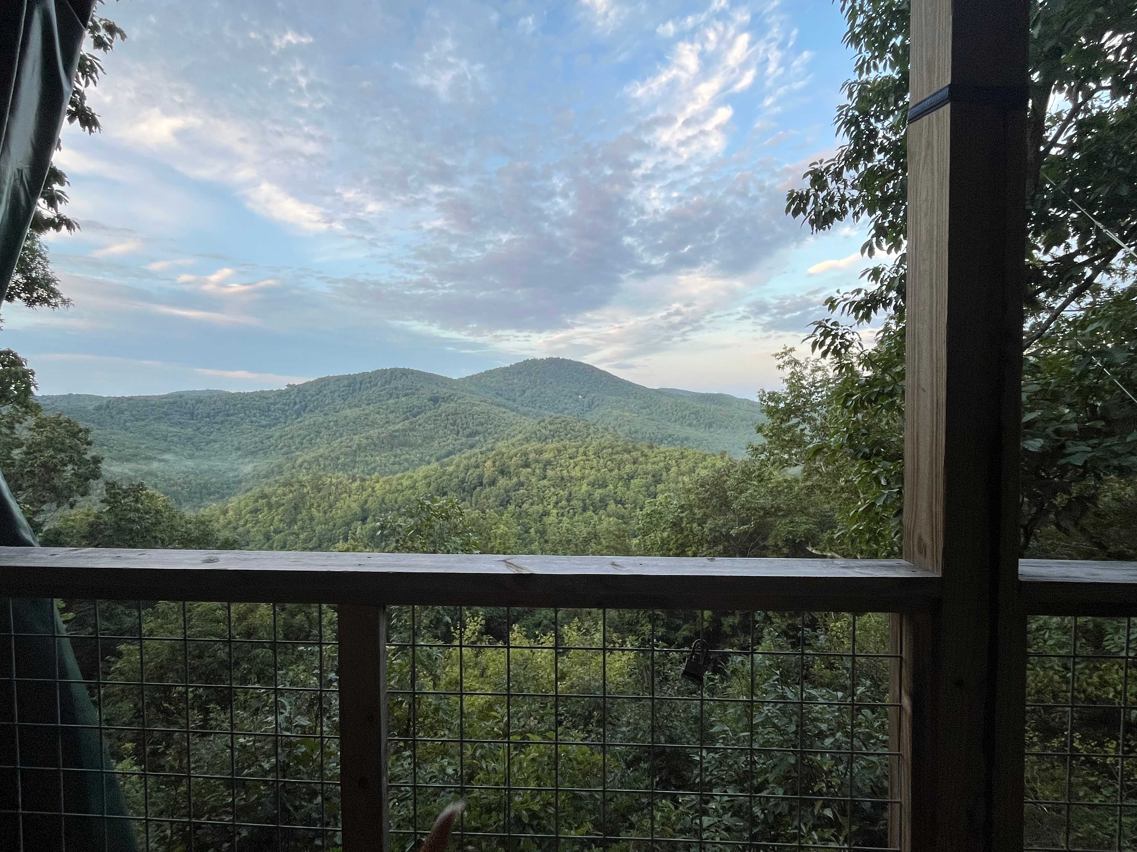 Above the Fray Glamping, Black Mtn.