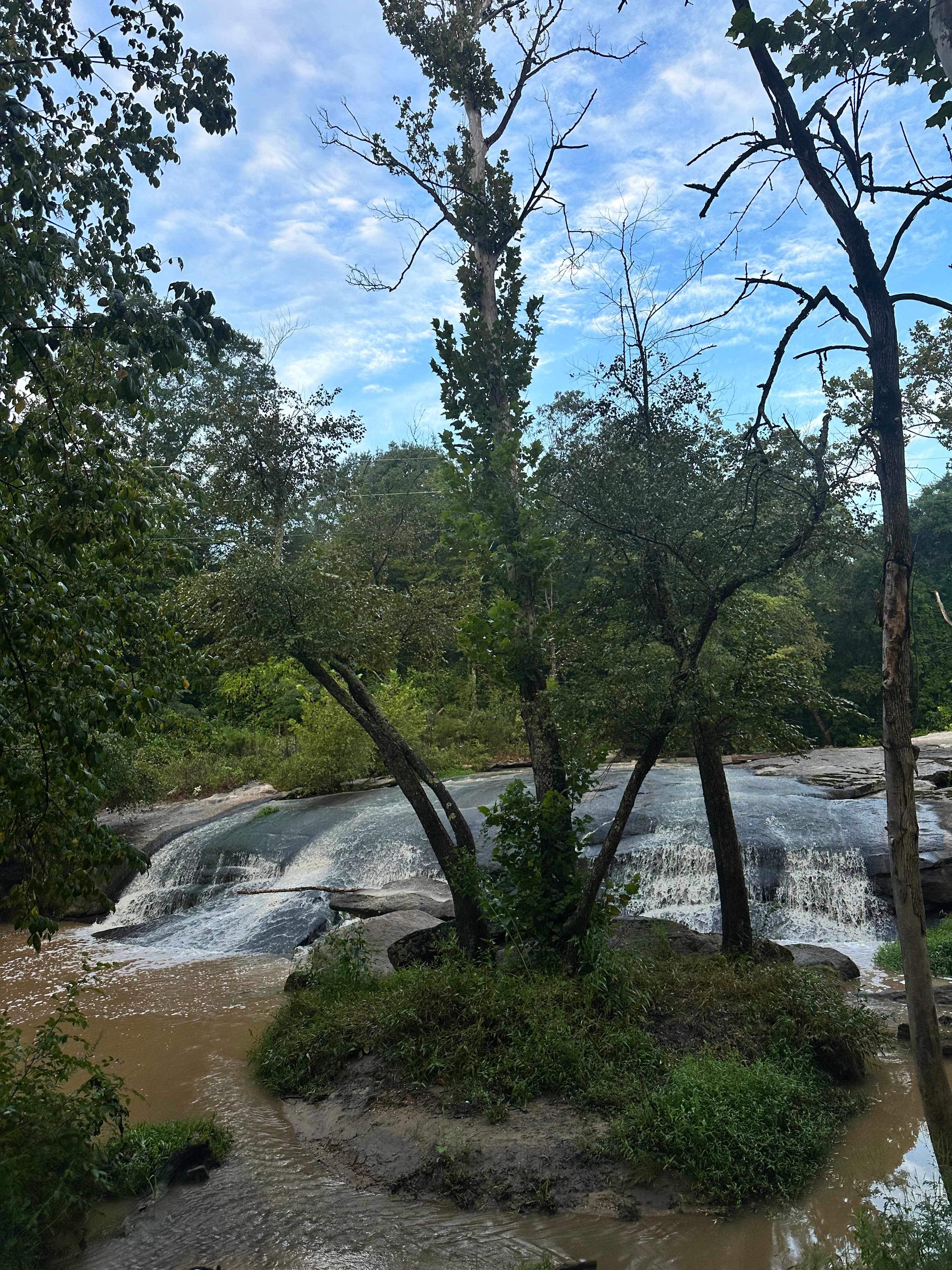 Waterfall camping close to CLT