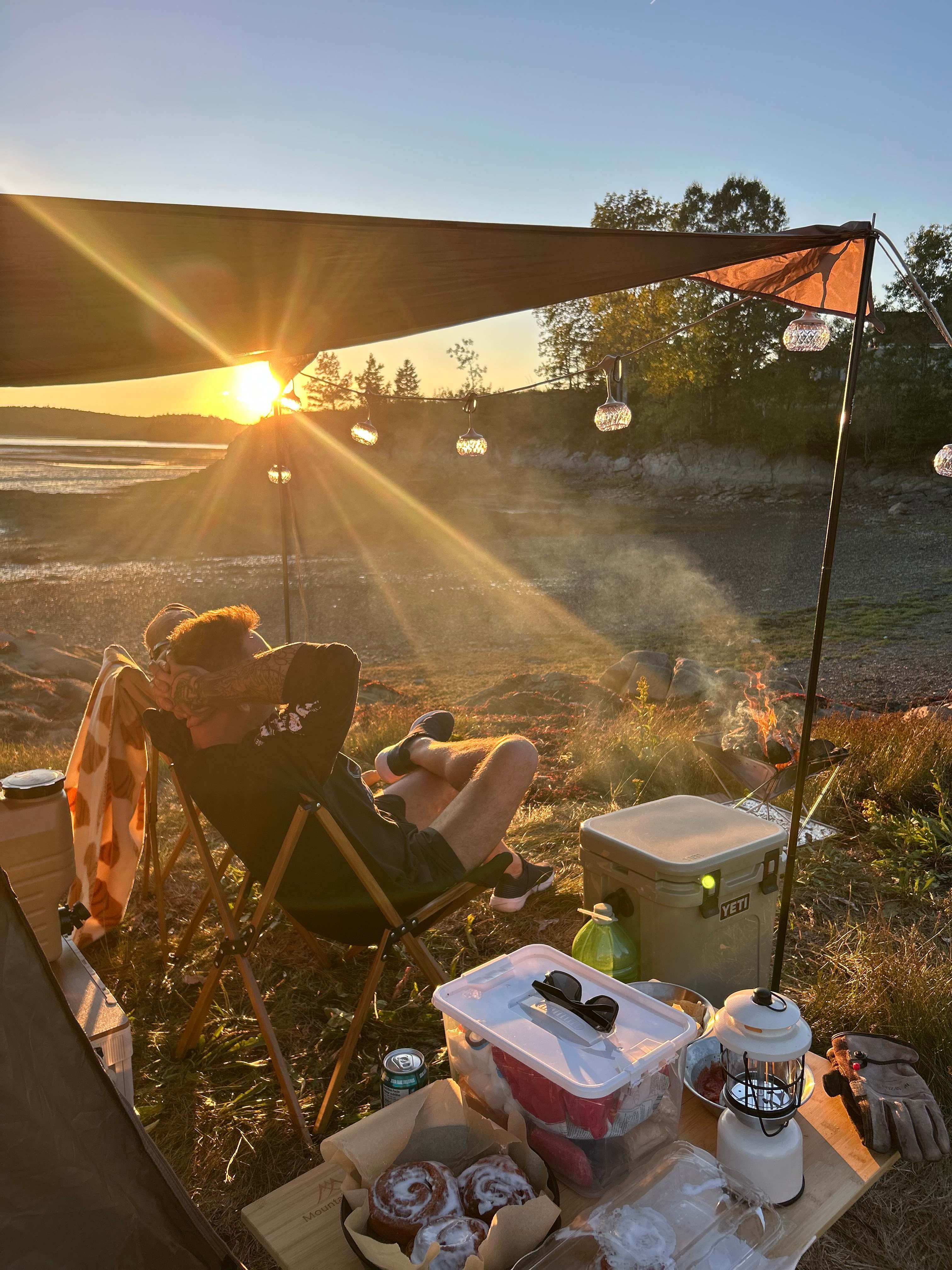 Mouth of the Magaguadavic Camping
