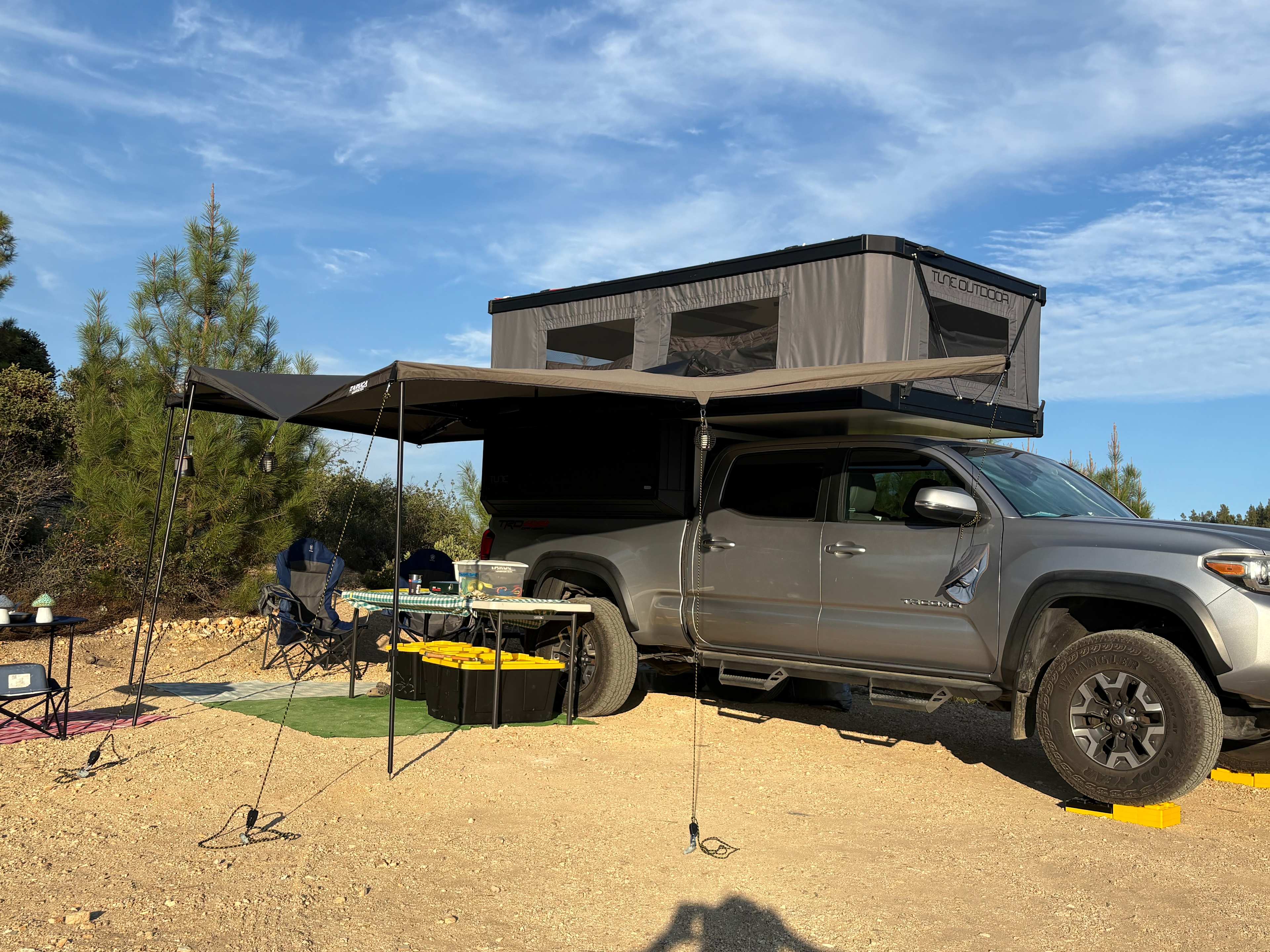 Our camp set up
