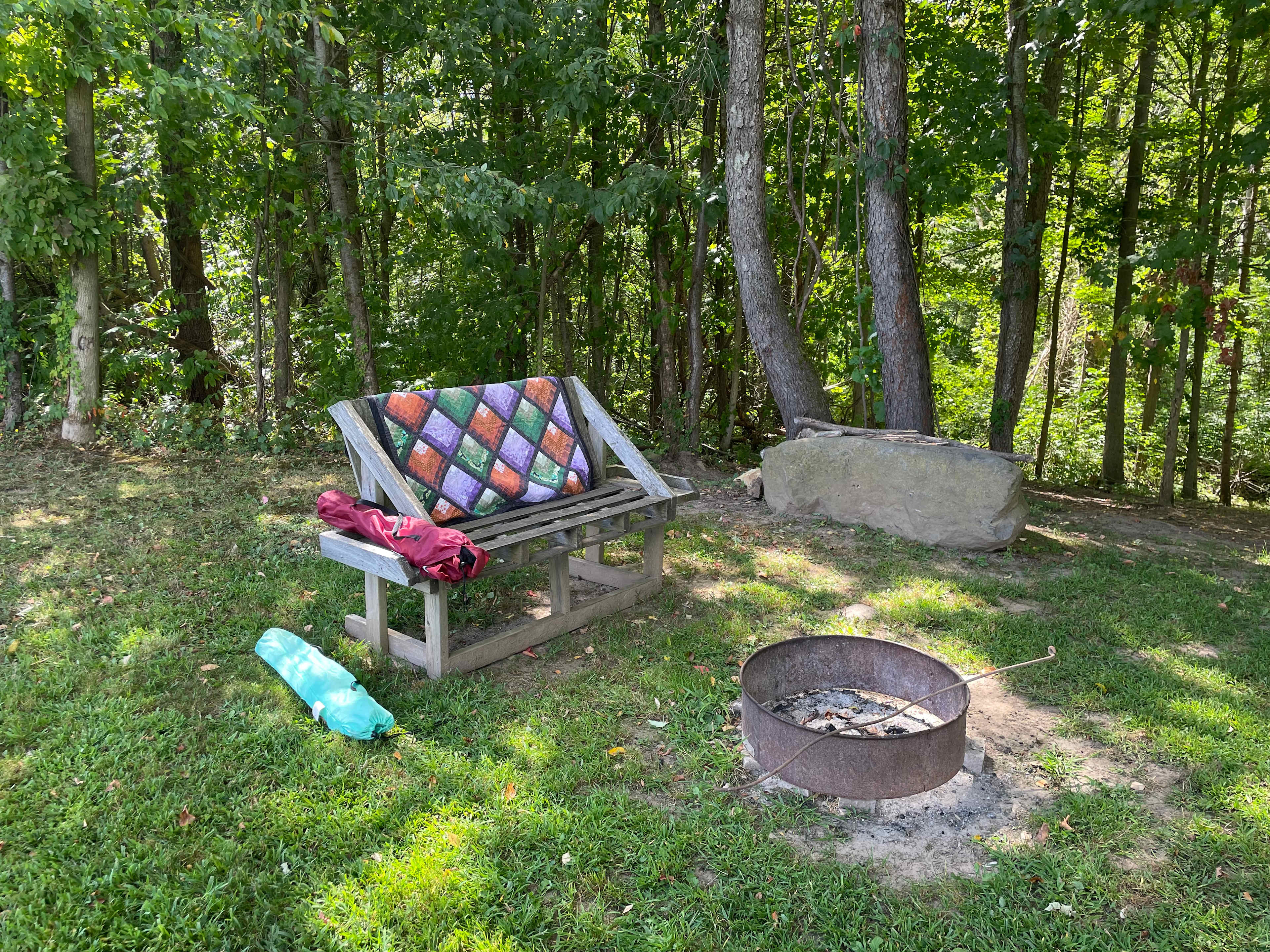 Spring lake retreat on the farm