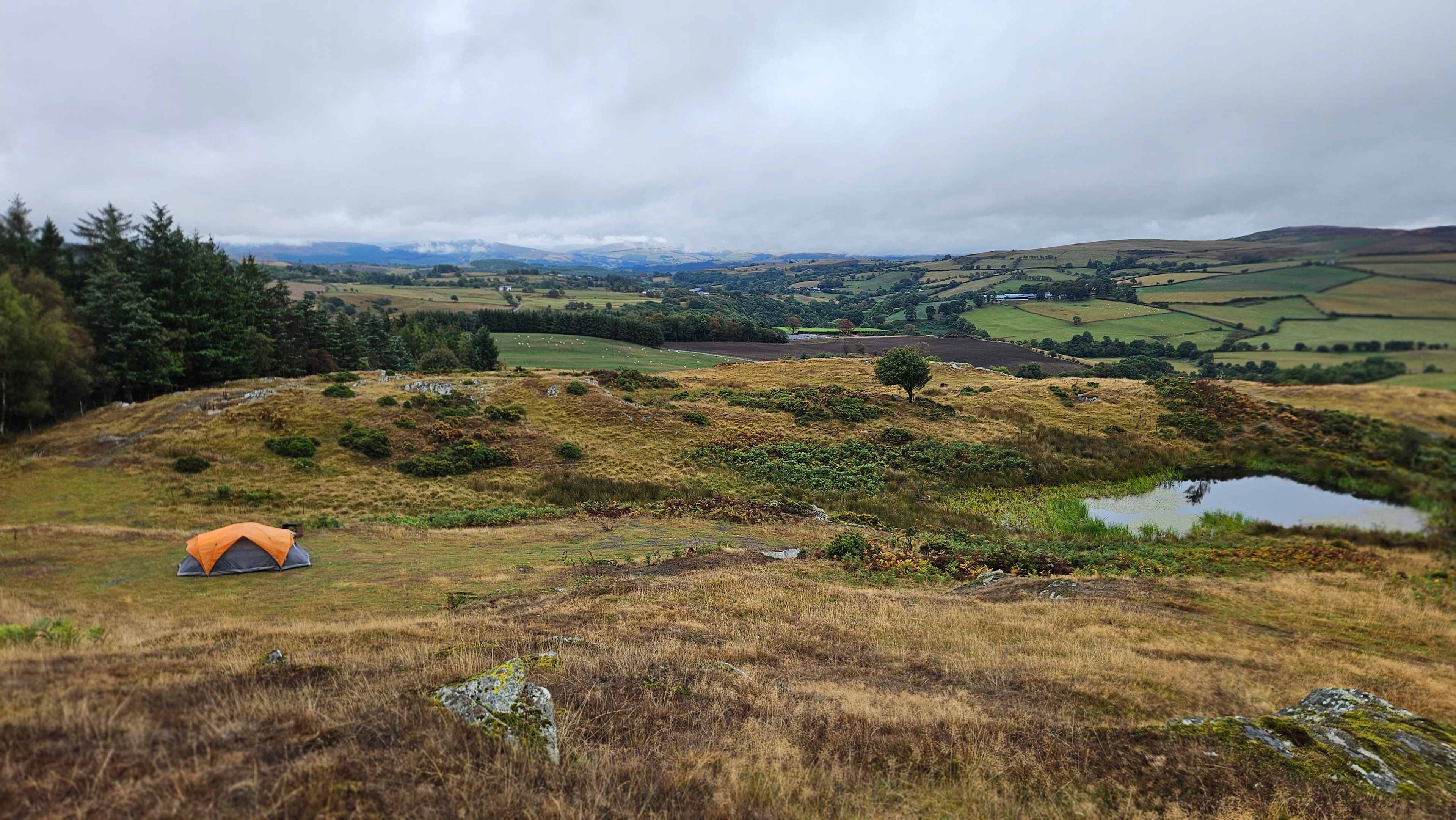 Mynydd Derwydd Wildcamping