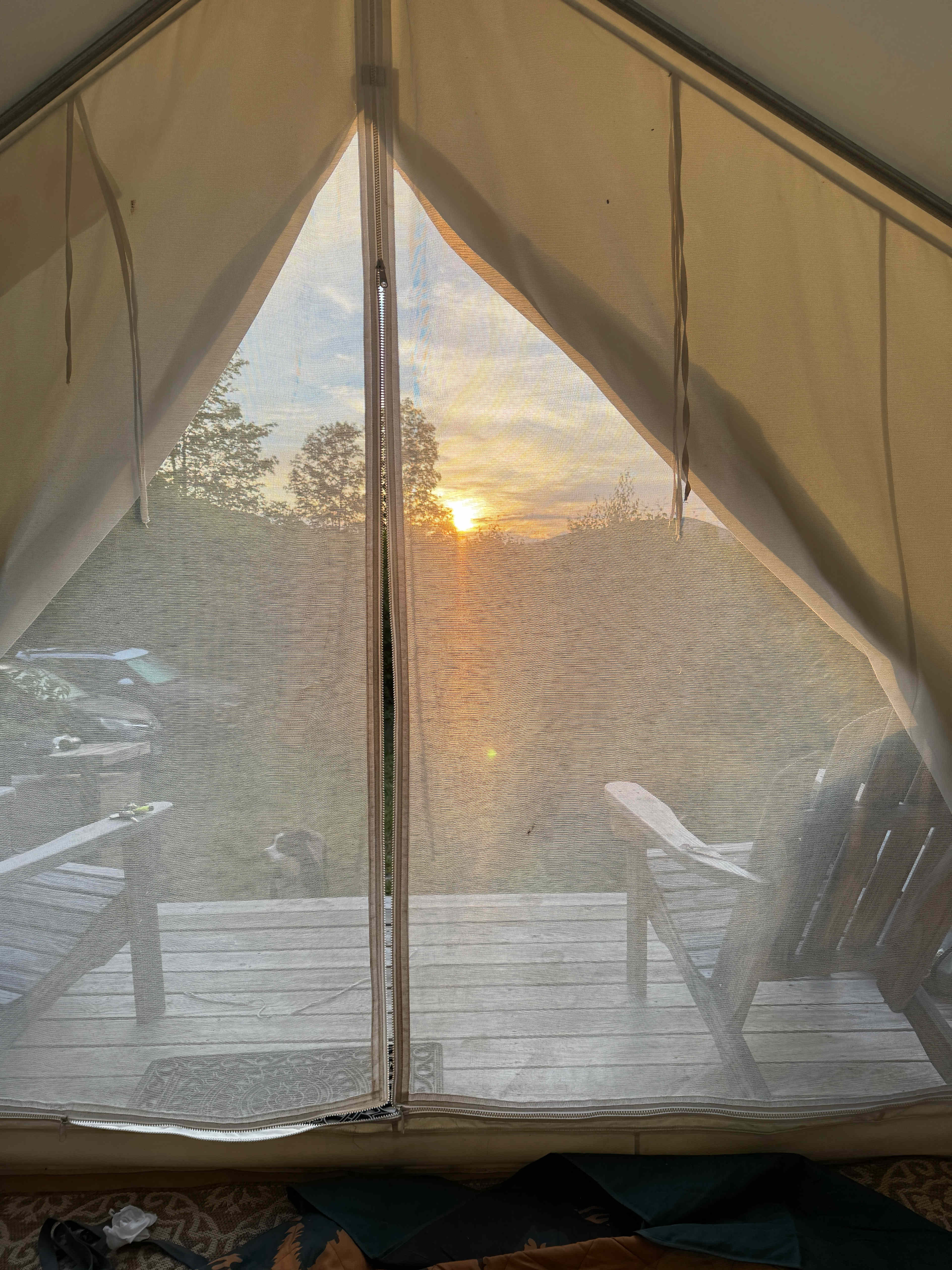 Glamping on the farm