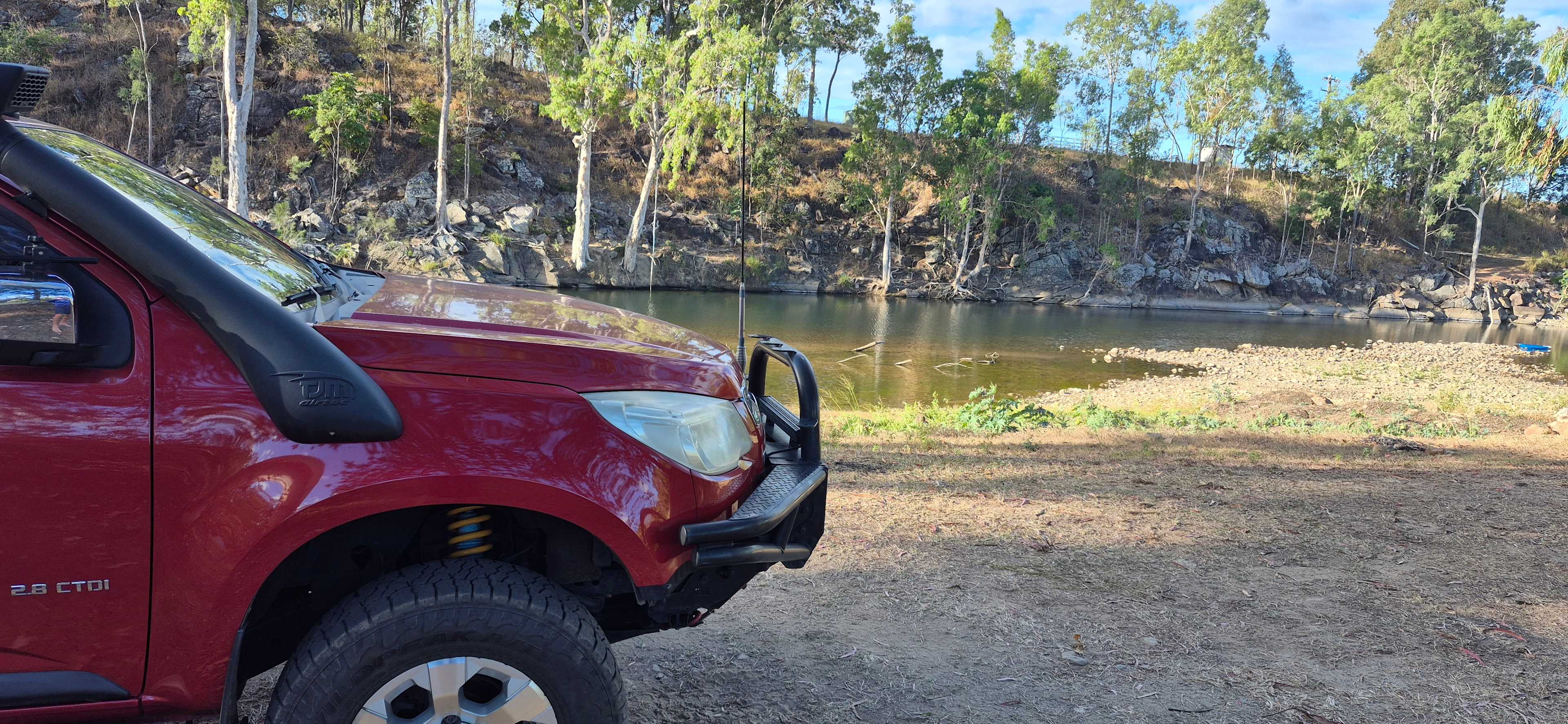 Creek and Antique Camping