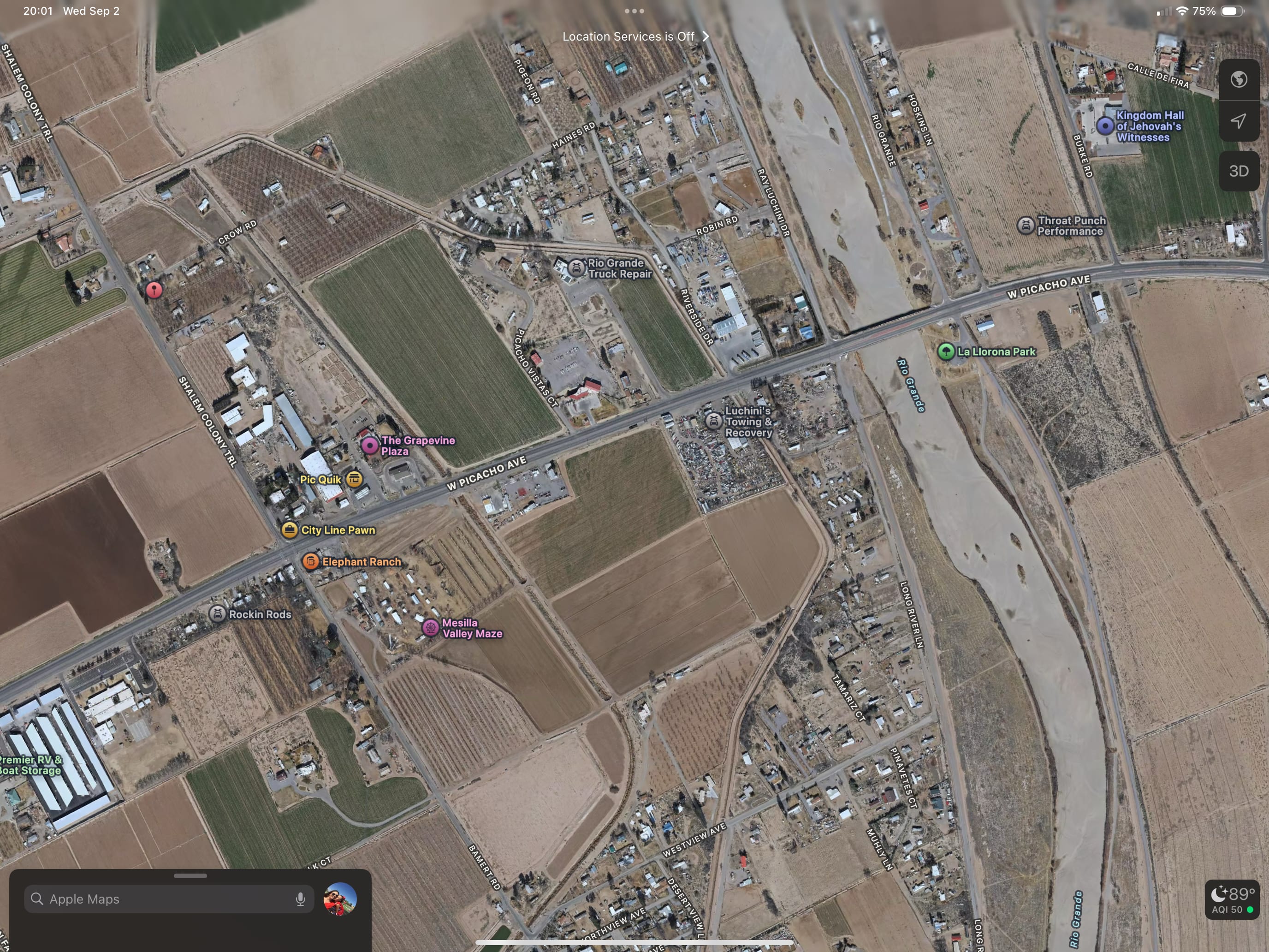 Picture of the site