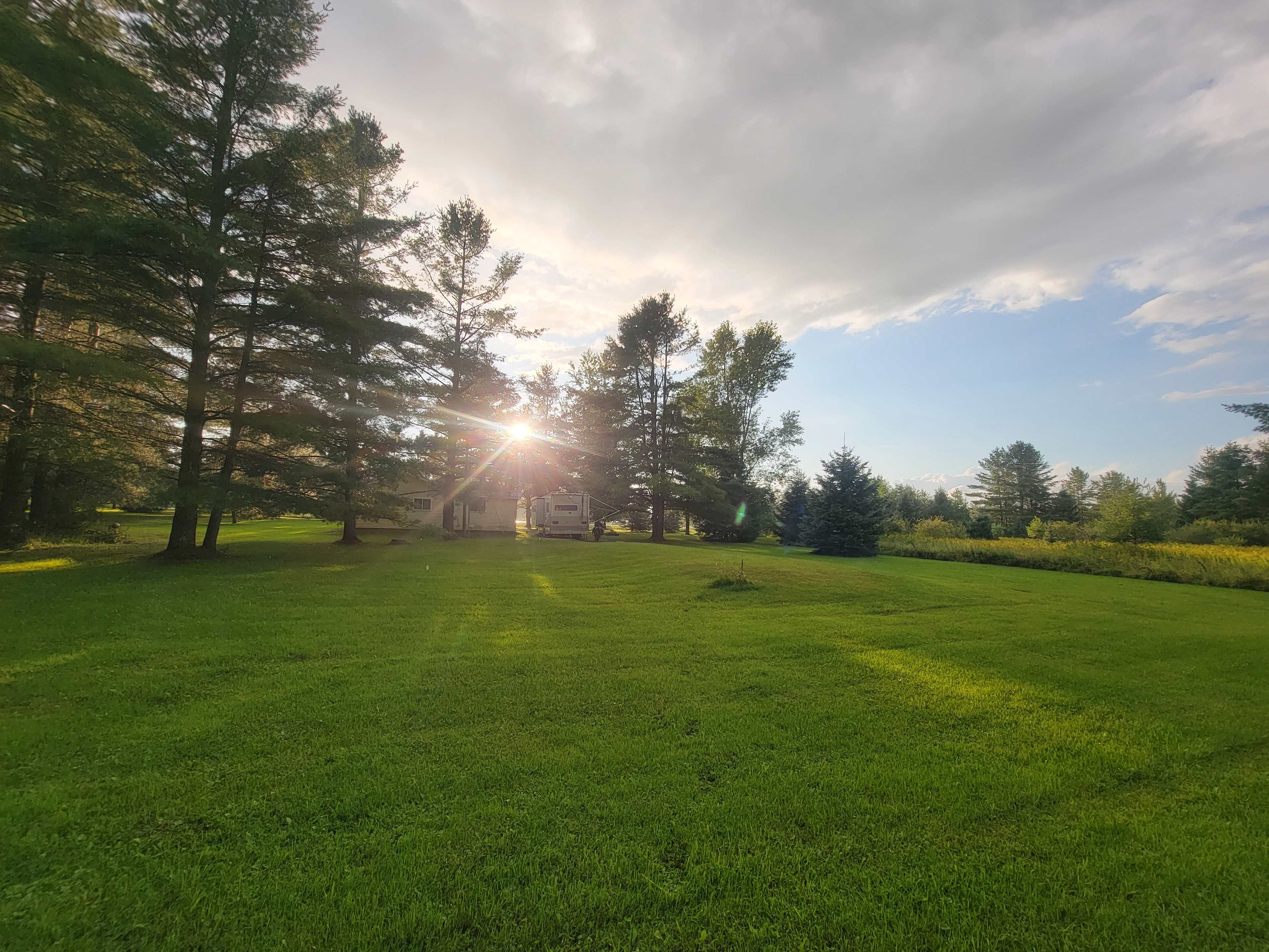 Large backyard 