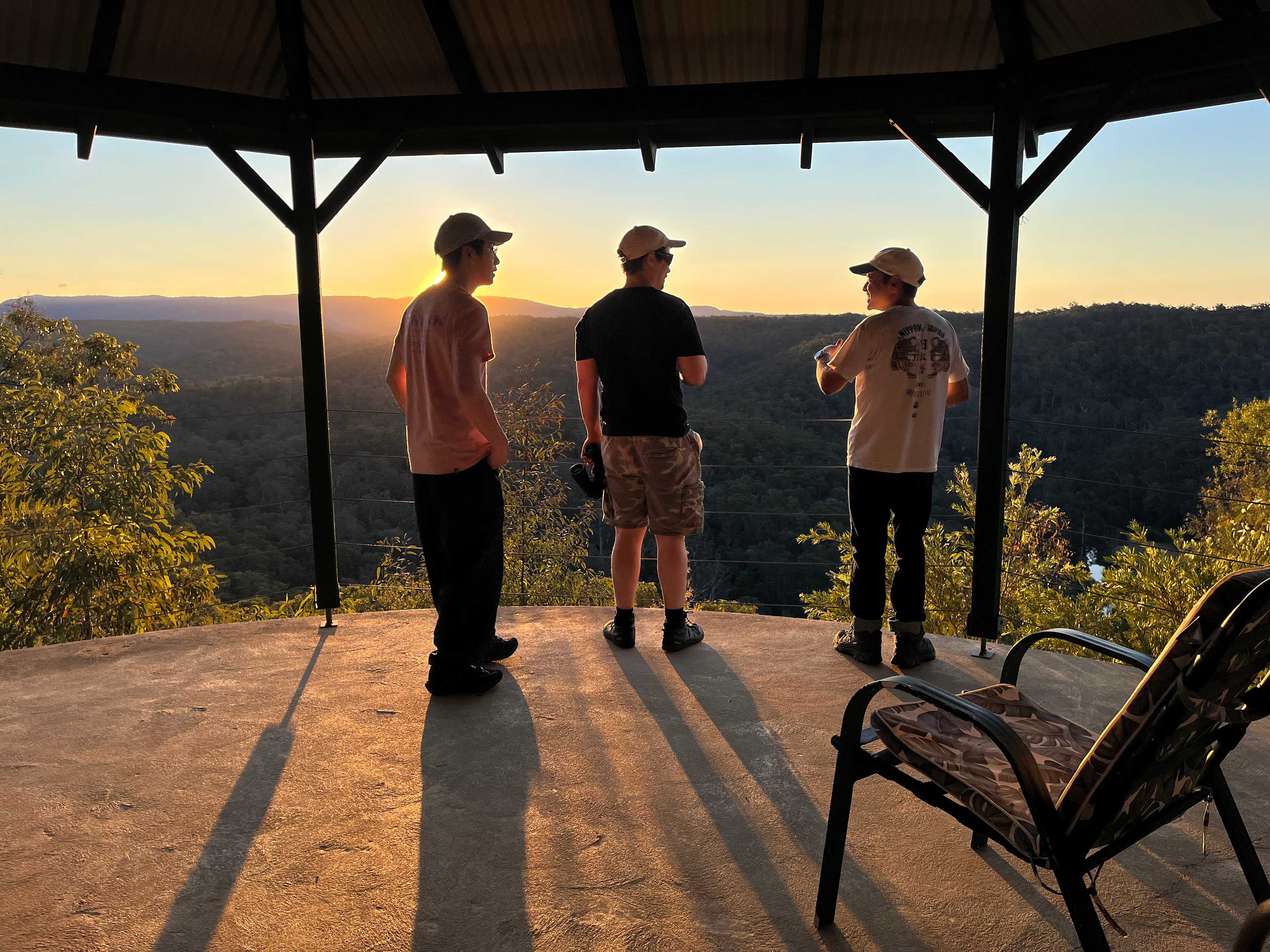 Golden hour from the lookout