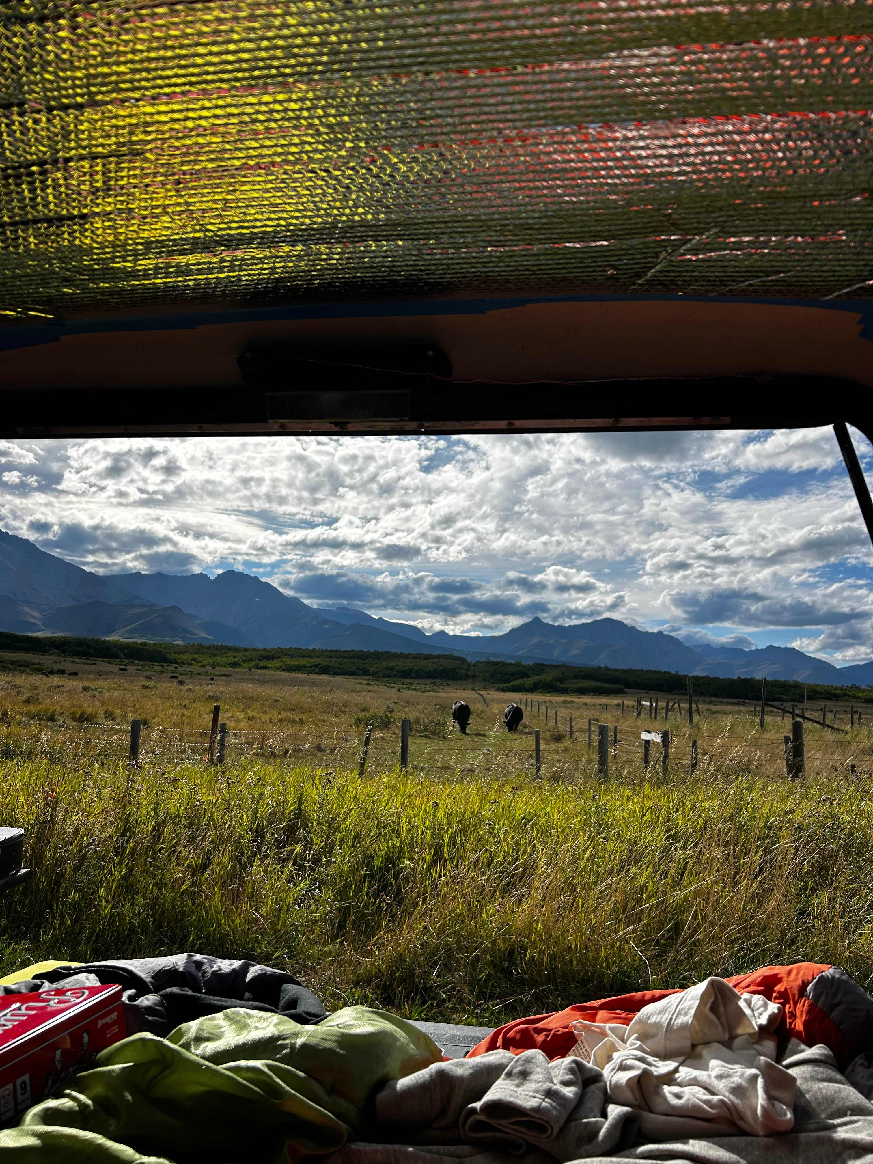 Camping with Mountain Views