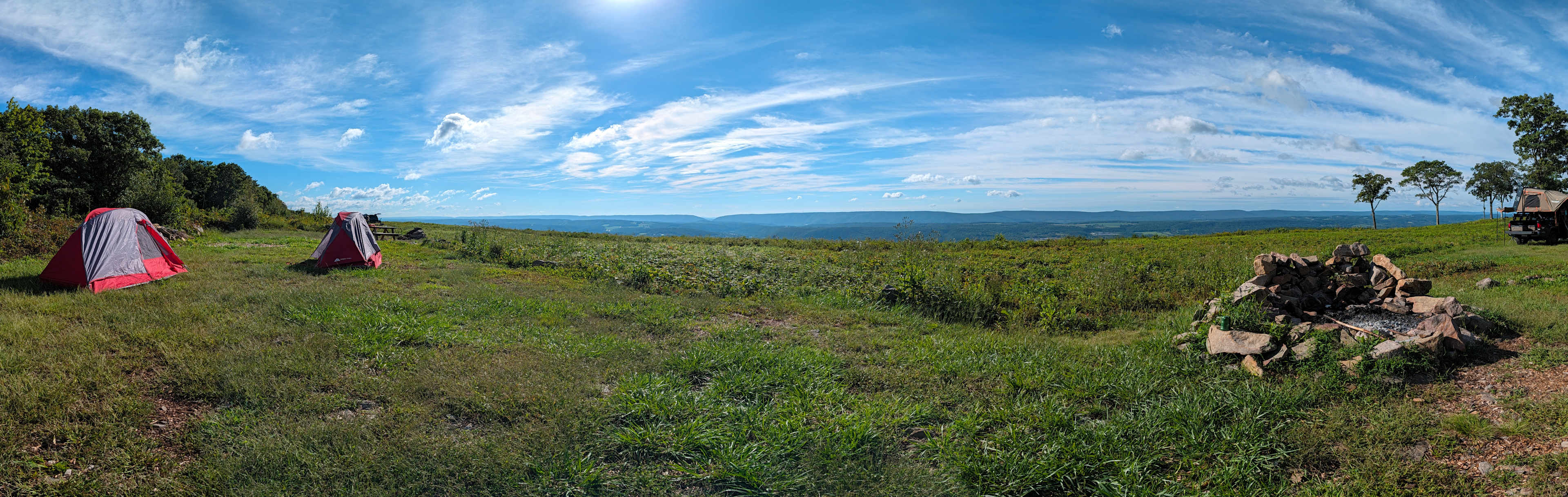 100 Mile View Camping, Jim Thorpe