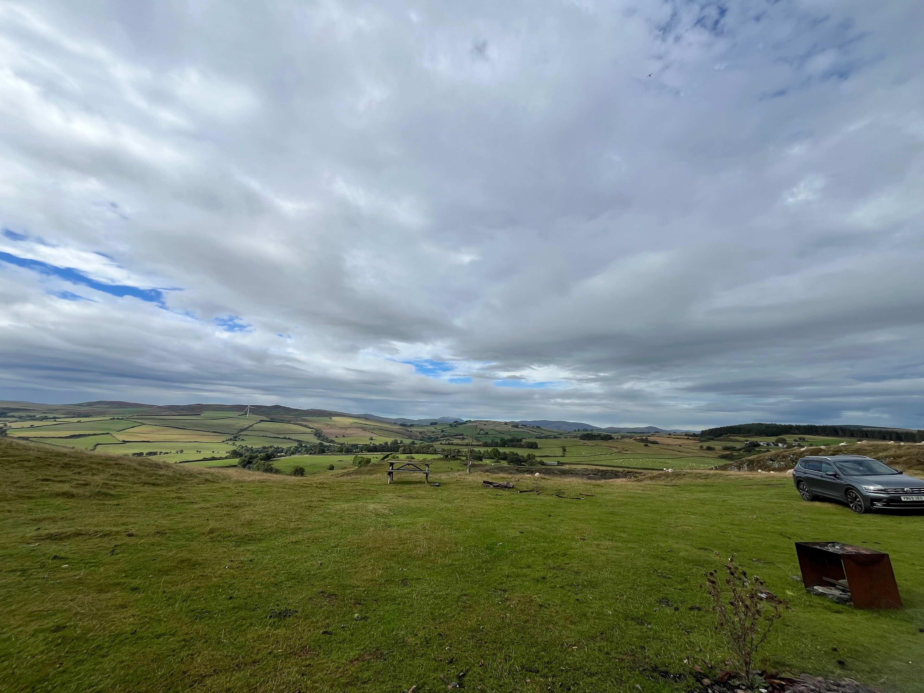 Mynydd Derwydd Wildcamping