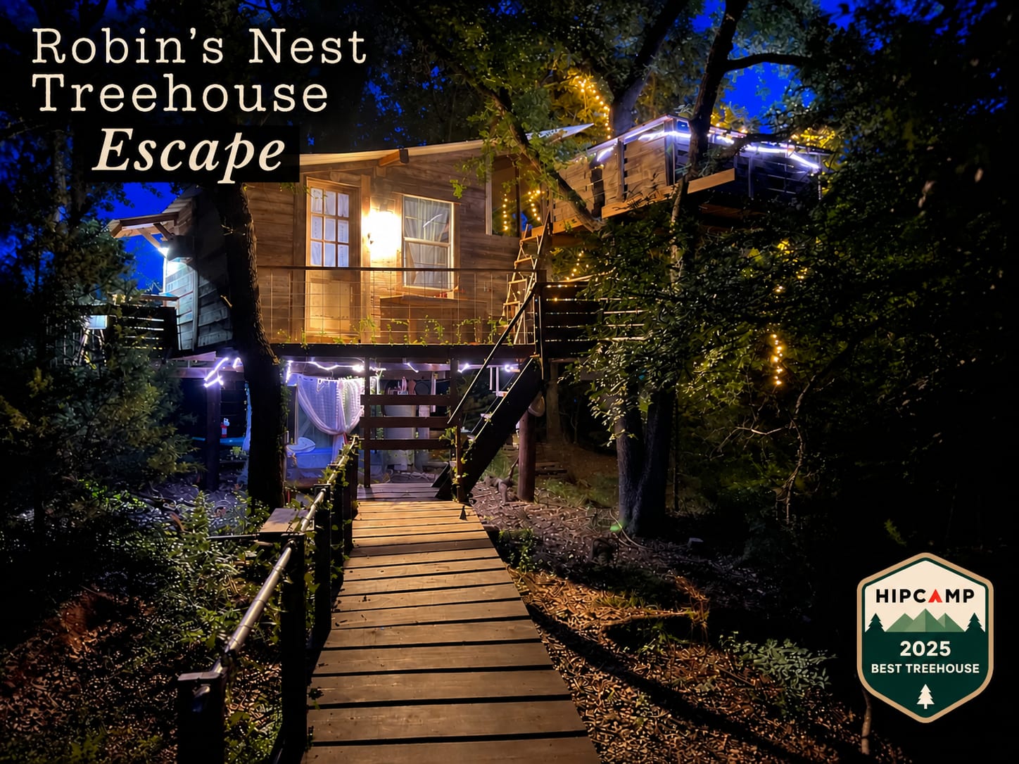 Robins Nest AReal Treehouse w/ac