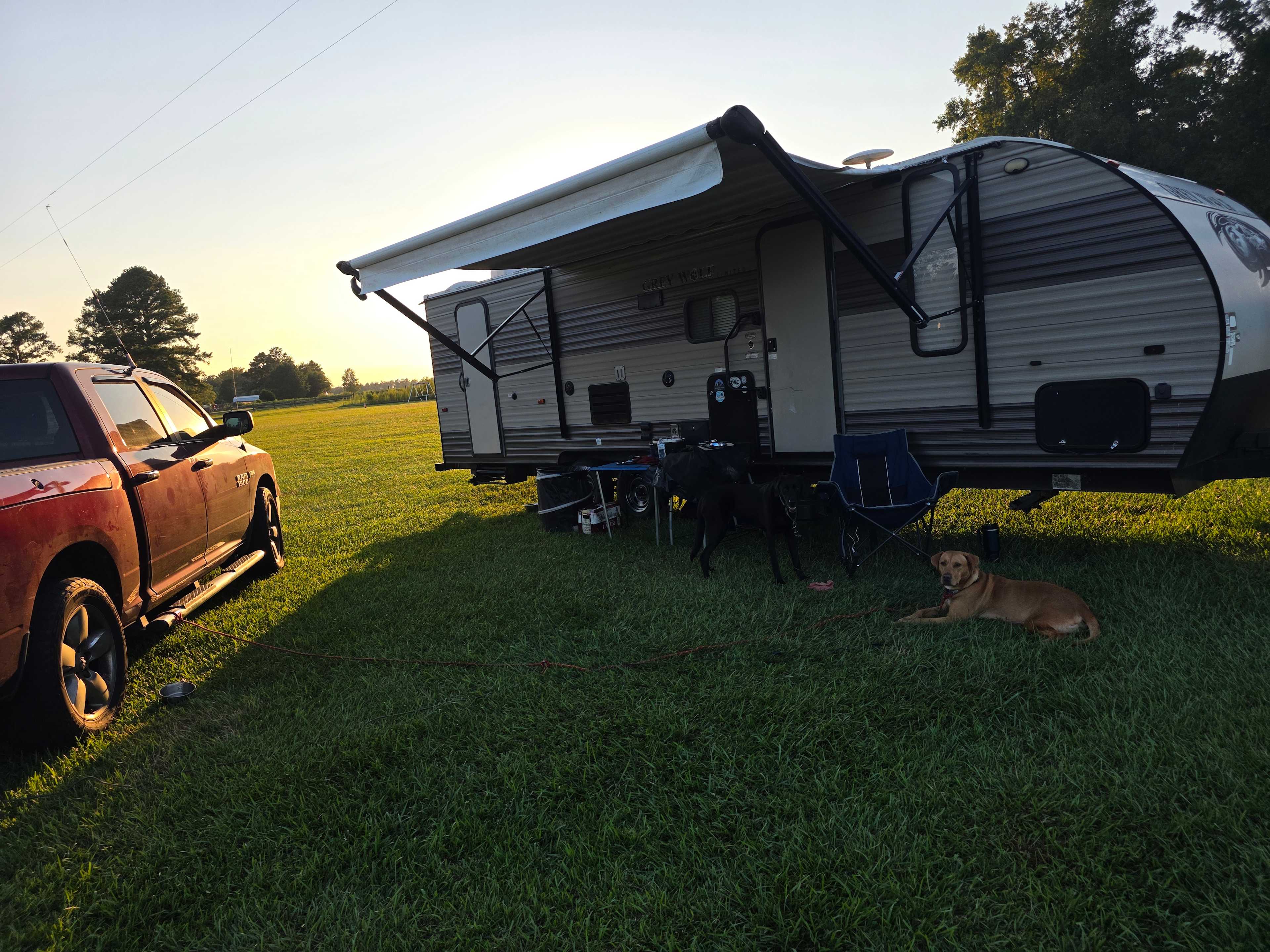 JCO Campground at Lee Baysden Pond