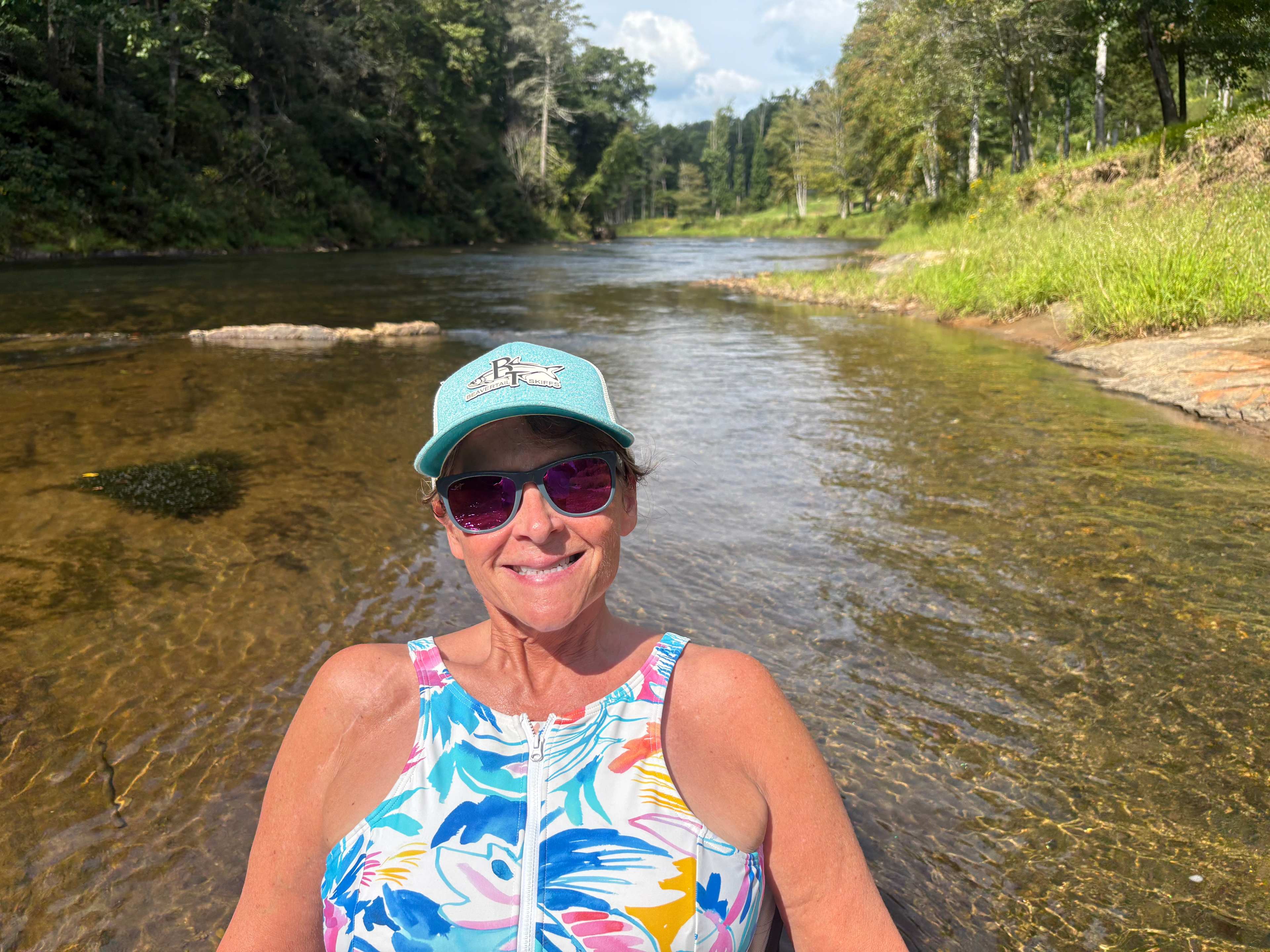 Relaxing in the river