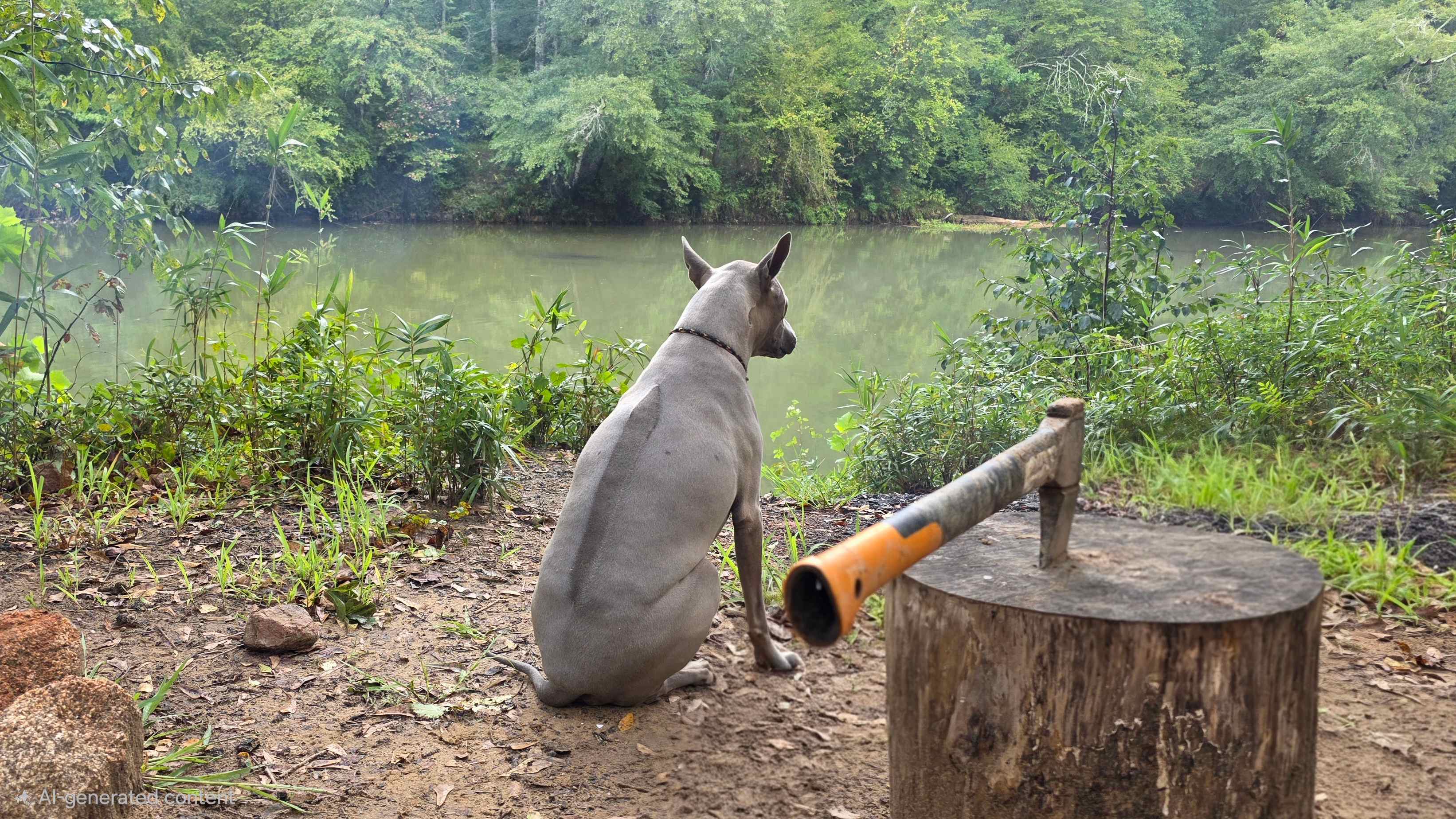 Camp Guardian - Chai the Thai Ridgeback Dog