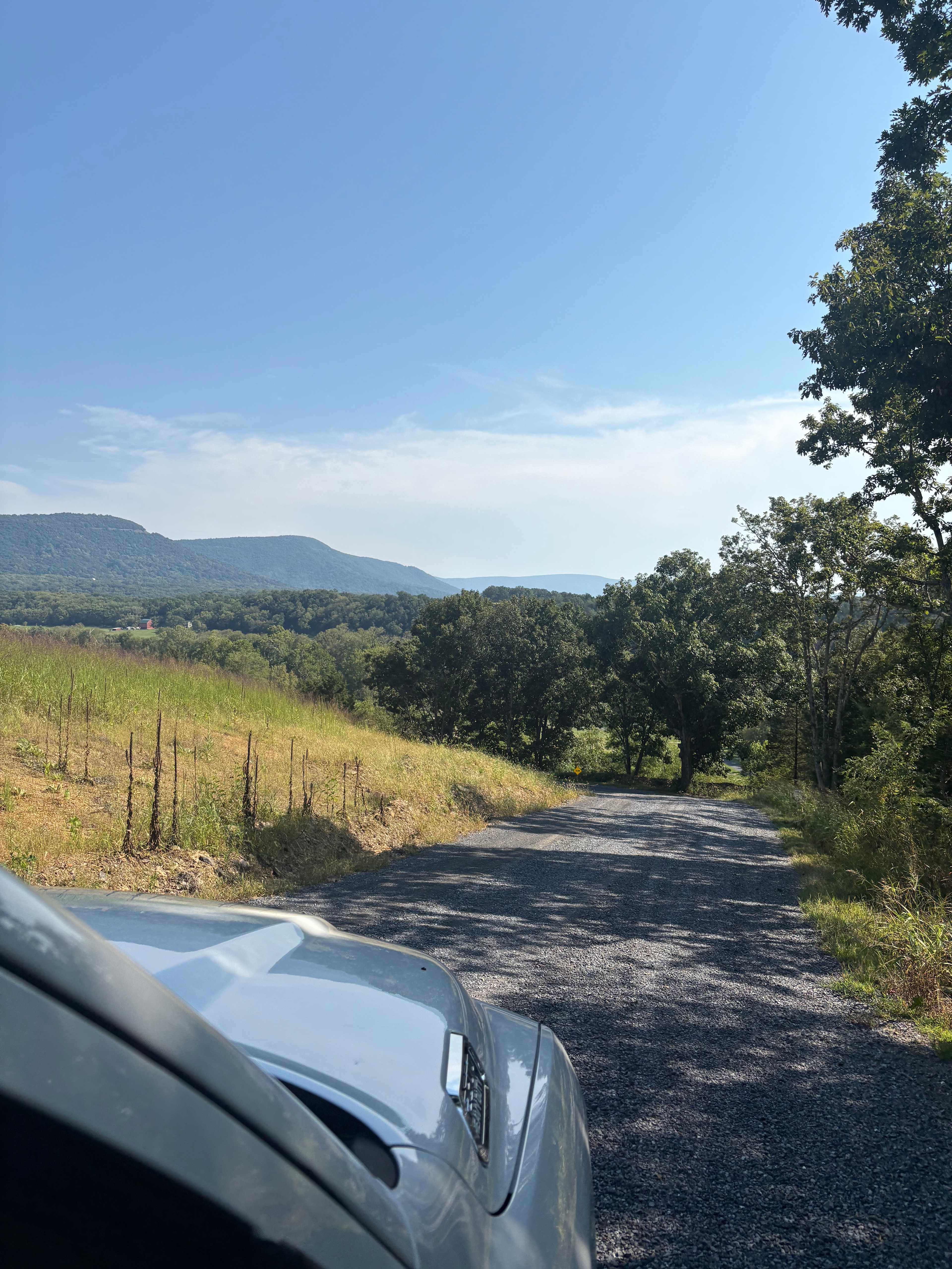 Drive down to camp 